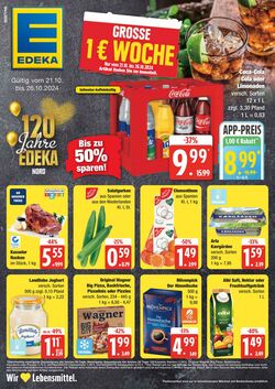 Prospekt Edeka 21.10.2024 - 25.10.2024