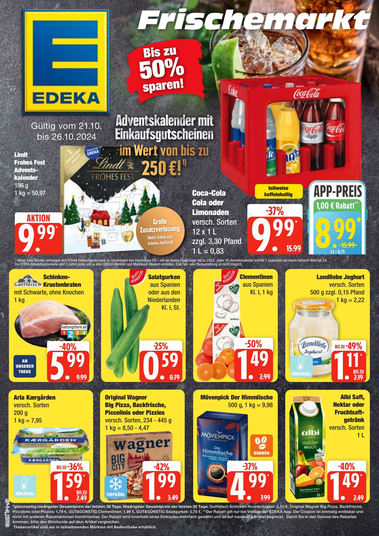 Prospekt Edeka 21.10.2024 - 26.10.2024