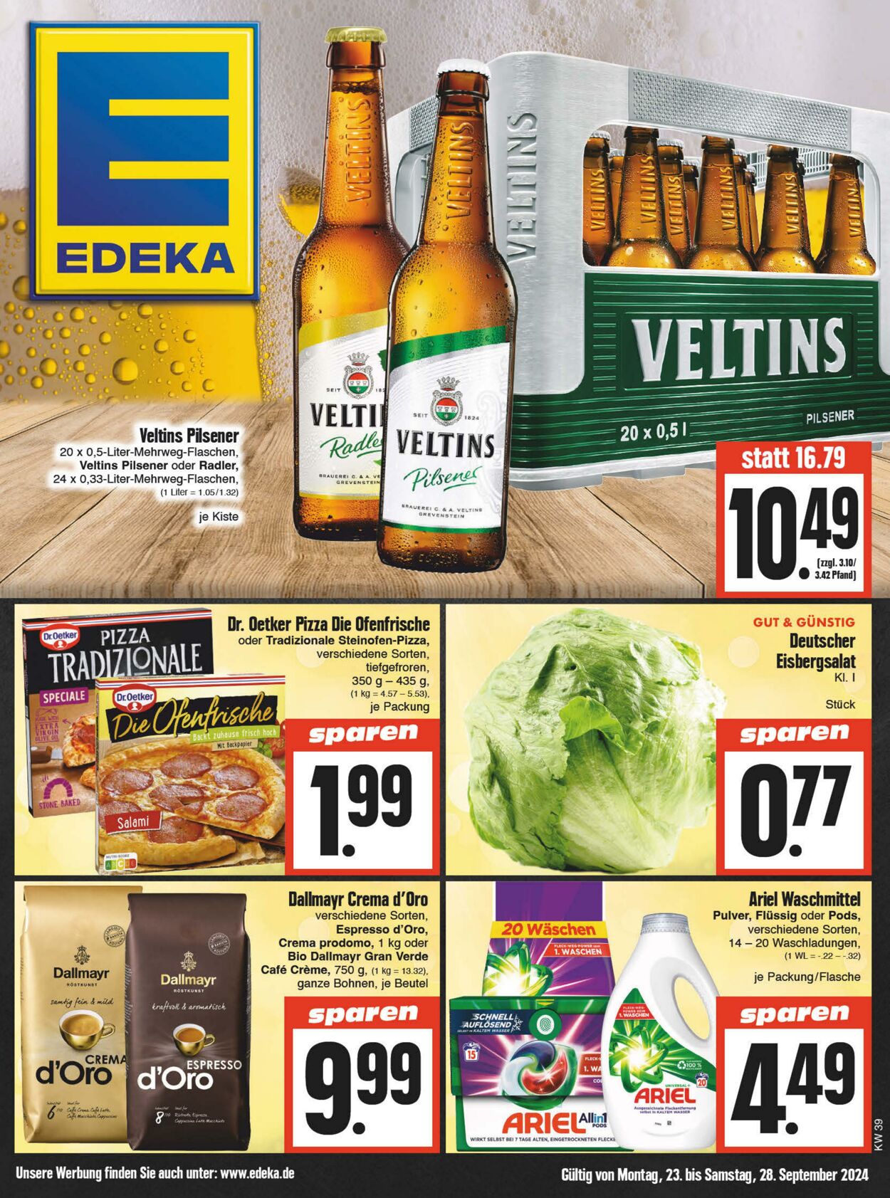 Prospekt Edeka 23.09.2024 - 28.09.2024