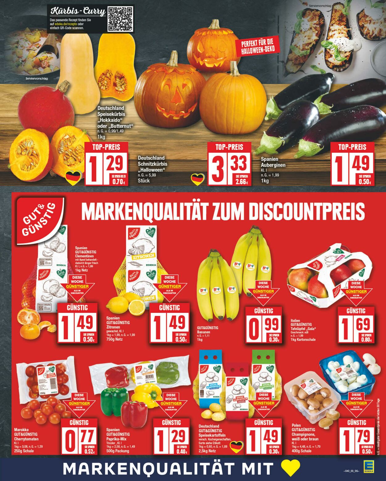 Prospekt Edeka 21.10.2024 - 26.10.2024