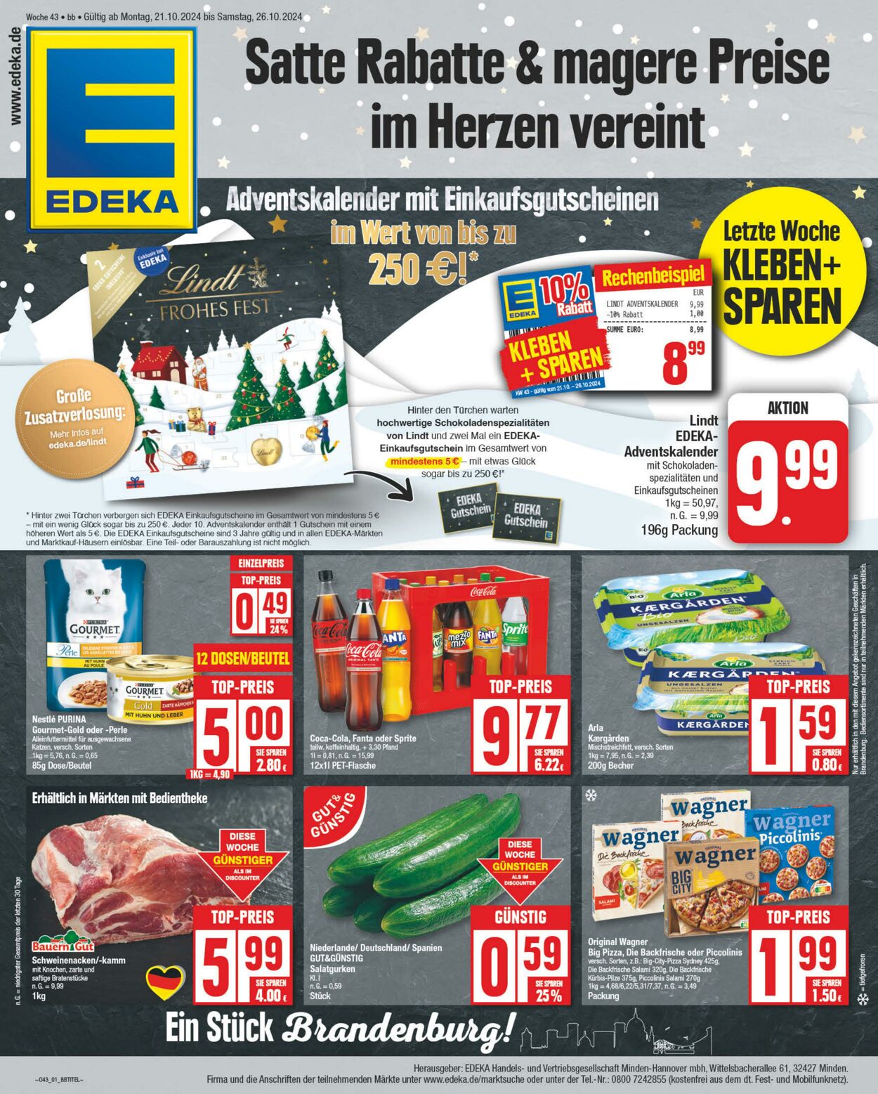 Prospekt Edeka 21.10.2024 - 26.10.2024