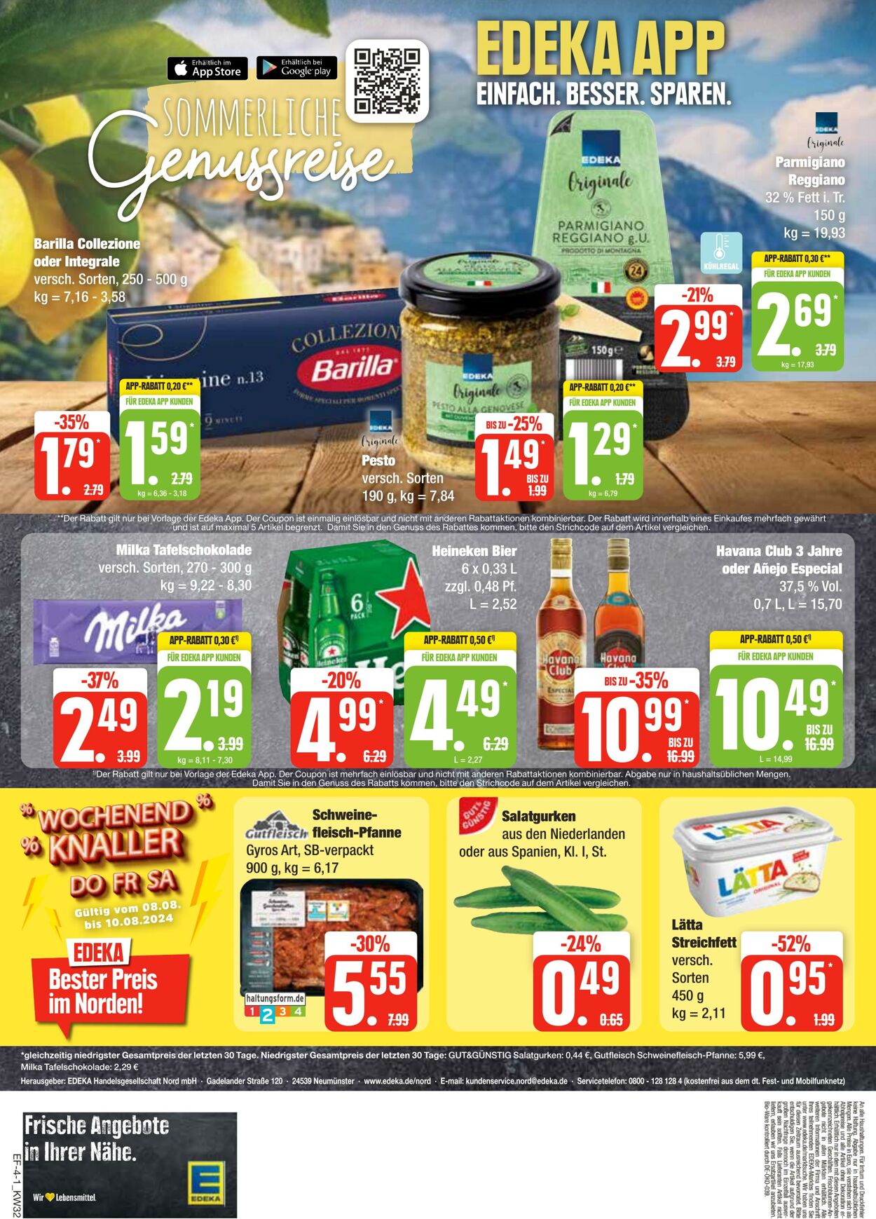 Prospekt Edeka 05.08.2024 - 10.08.2024