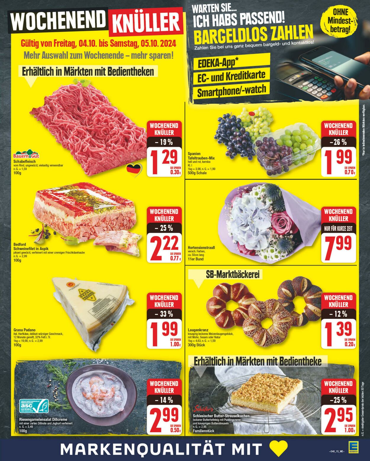 Prospekt Edeka 30.09.2024 - 05.10.2024