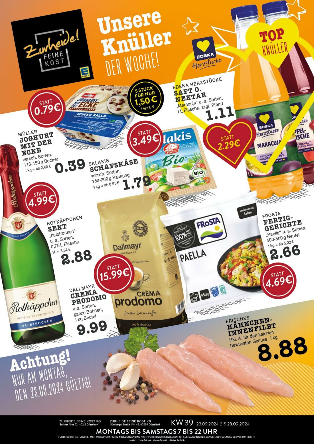 Prospekt Edeka 23.09.2024 - 28.09.2024