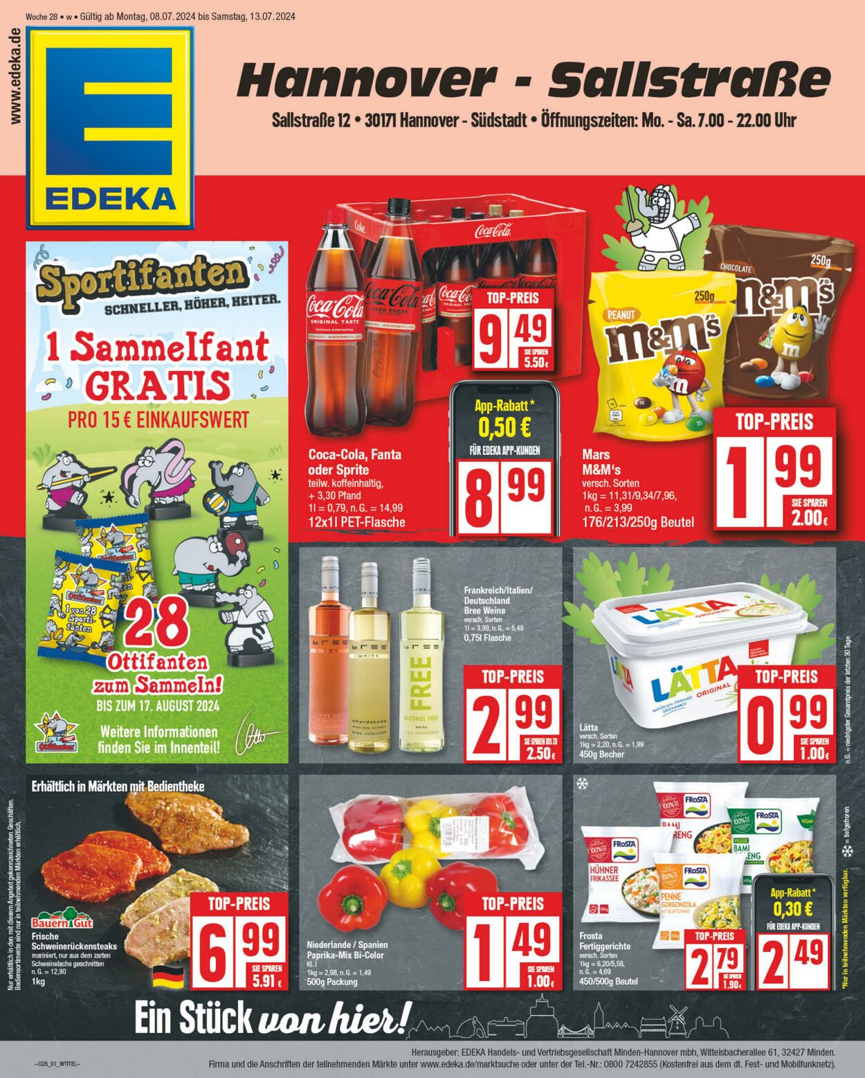 Prospekt Edeka 08.07.2024 - 13.07.2024