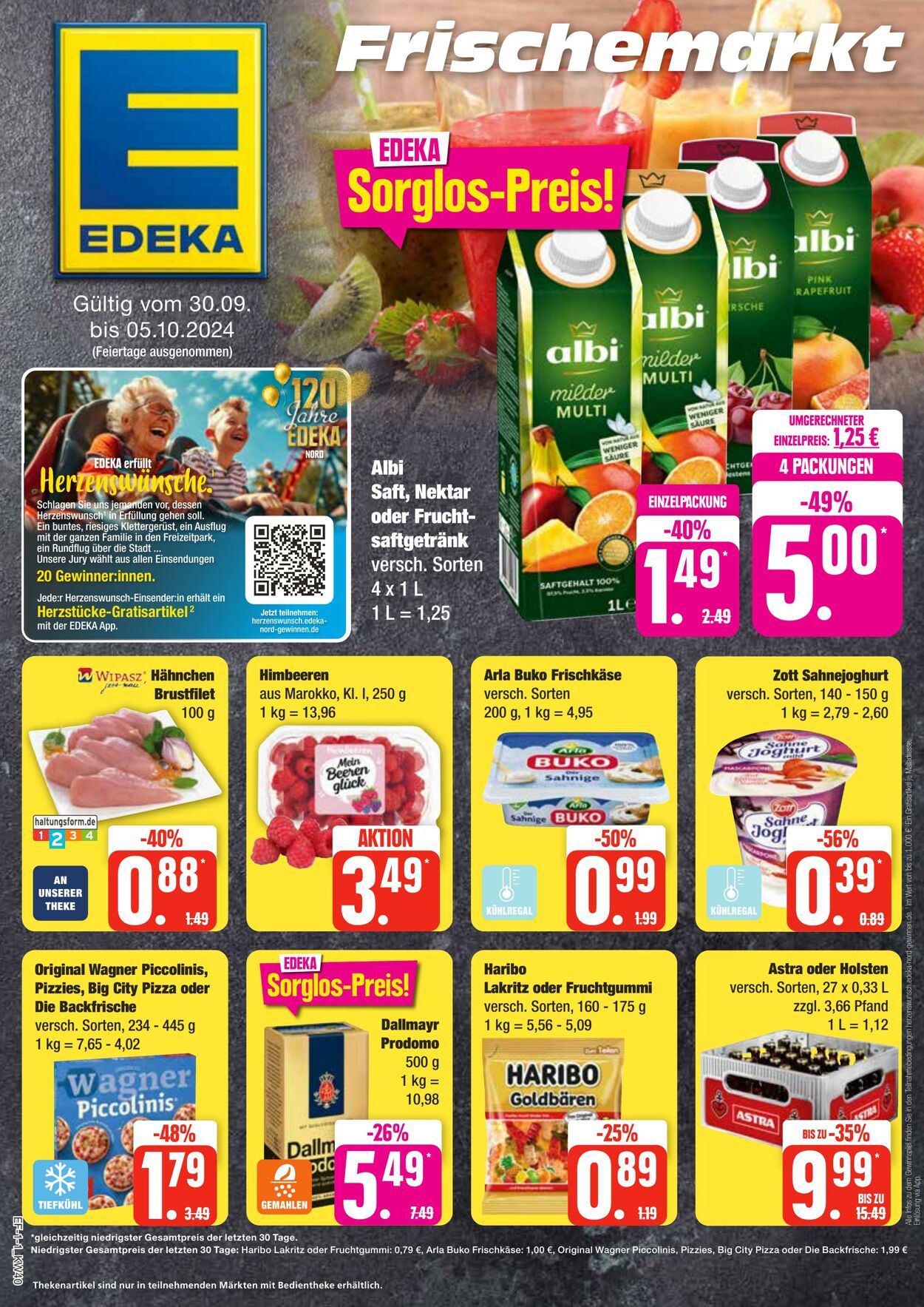 Prospekt Edeka 30.09.2024 - 05.10.2024