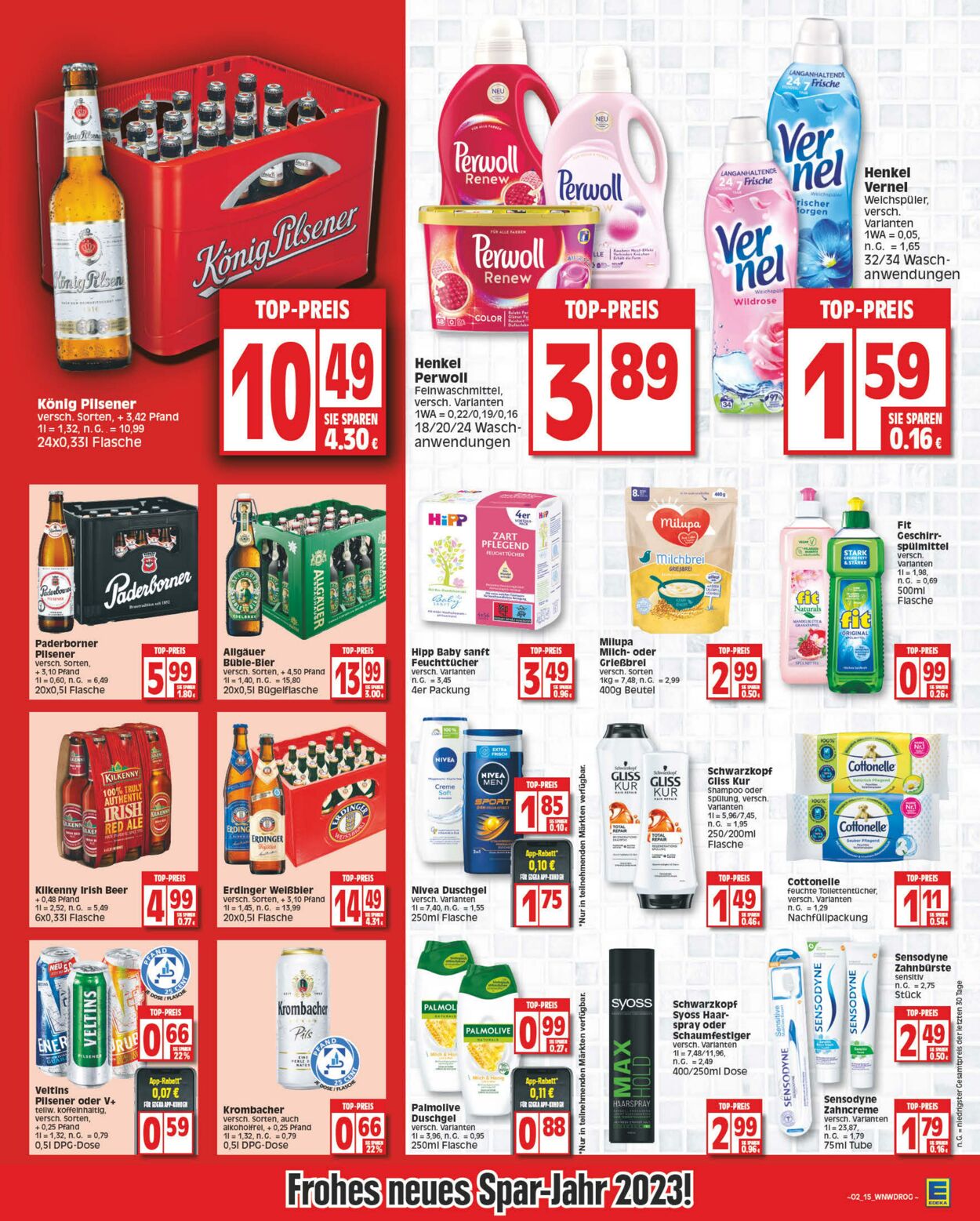 Prospekt Edeka 09.01.2023 - 14.01.2023