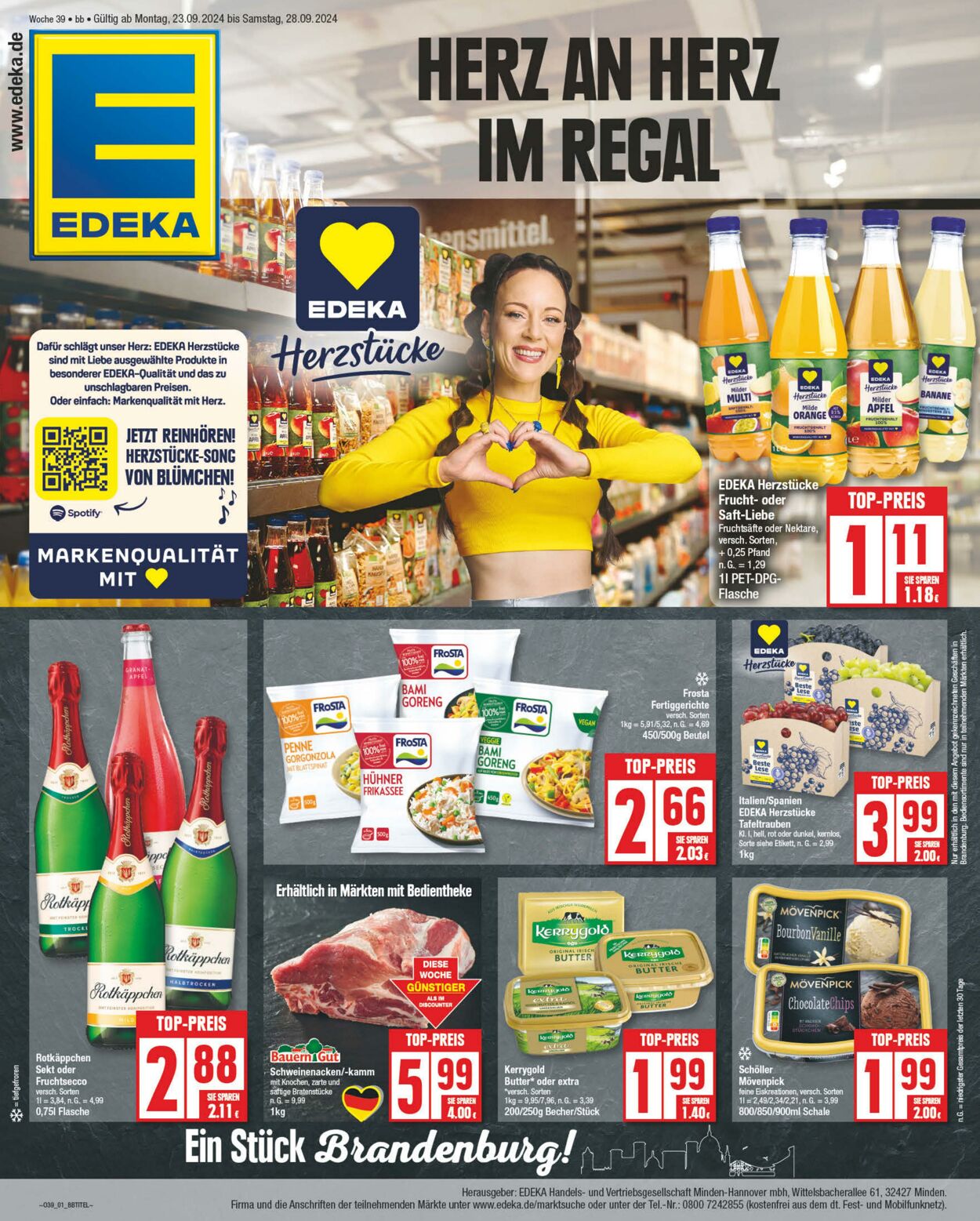 Prospekt Edeka 23.09.2024 - 28.09.2024