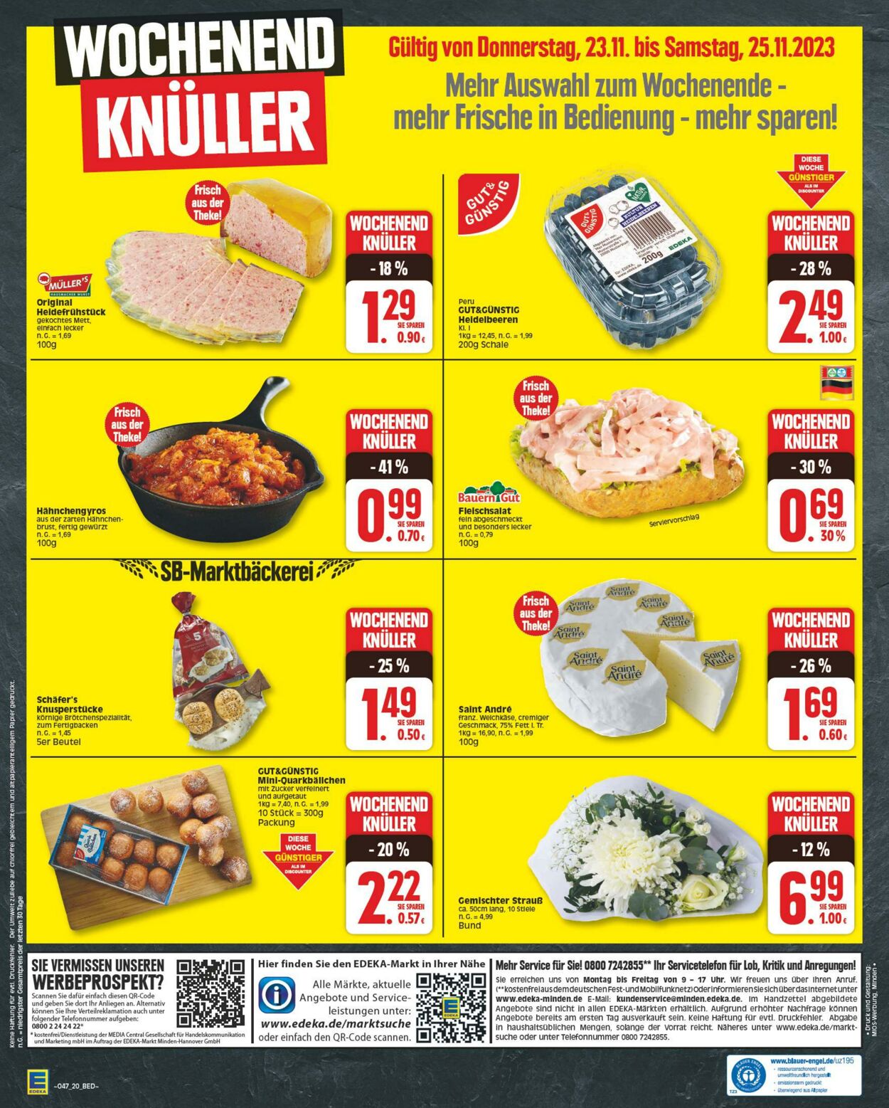 Prospekt Edeka 18.11.2023 - 25.11.2023