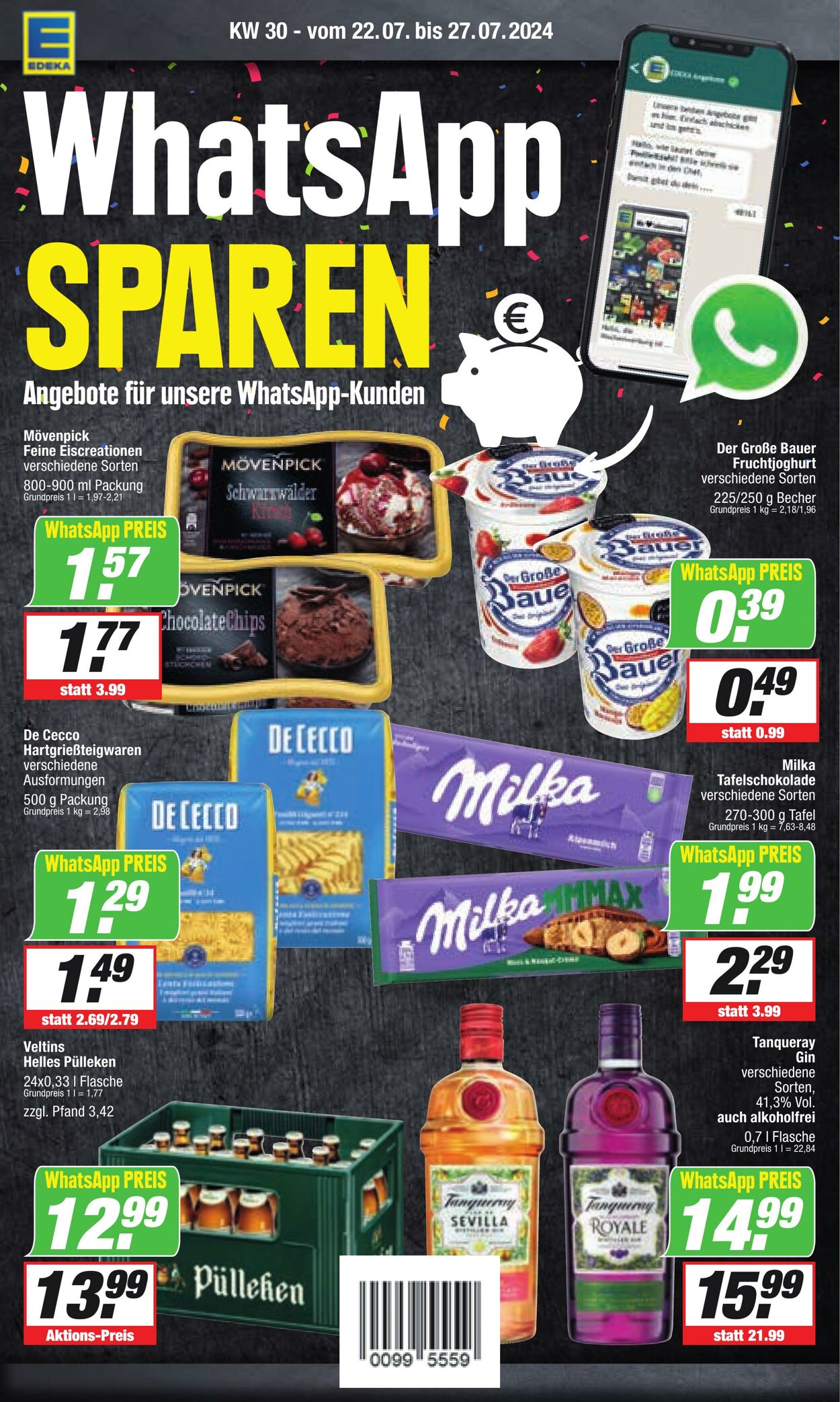 Prospekt Edeka 22.07.2024 - 27.07.2024