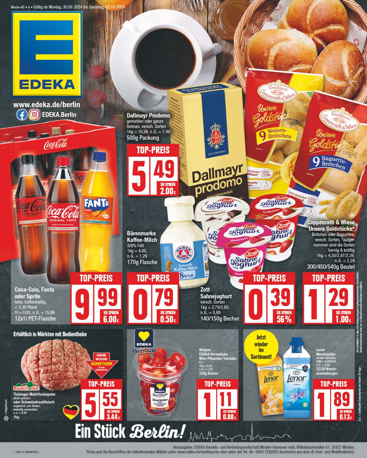 Prospekt Edeka 30.09.2024 - 07.10.2024