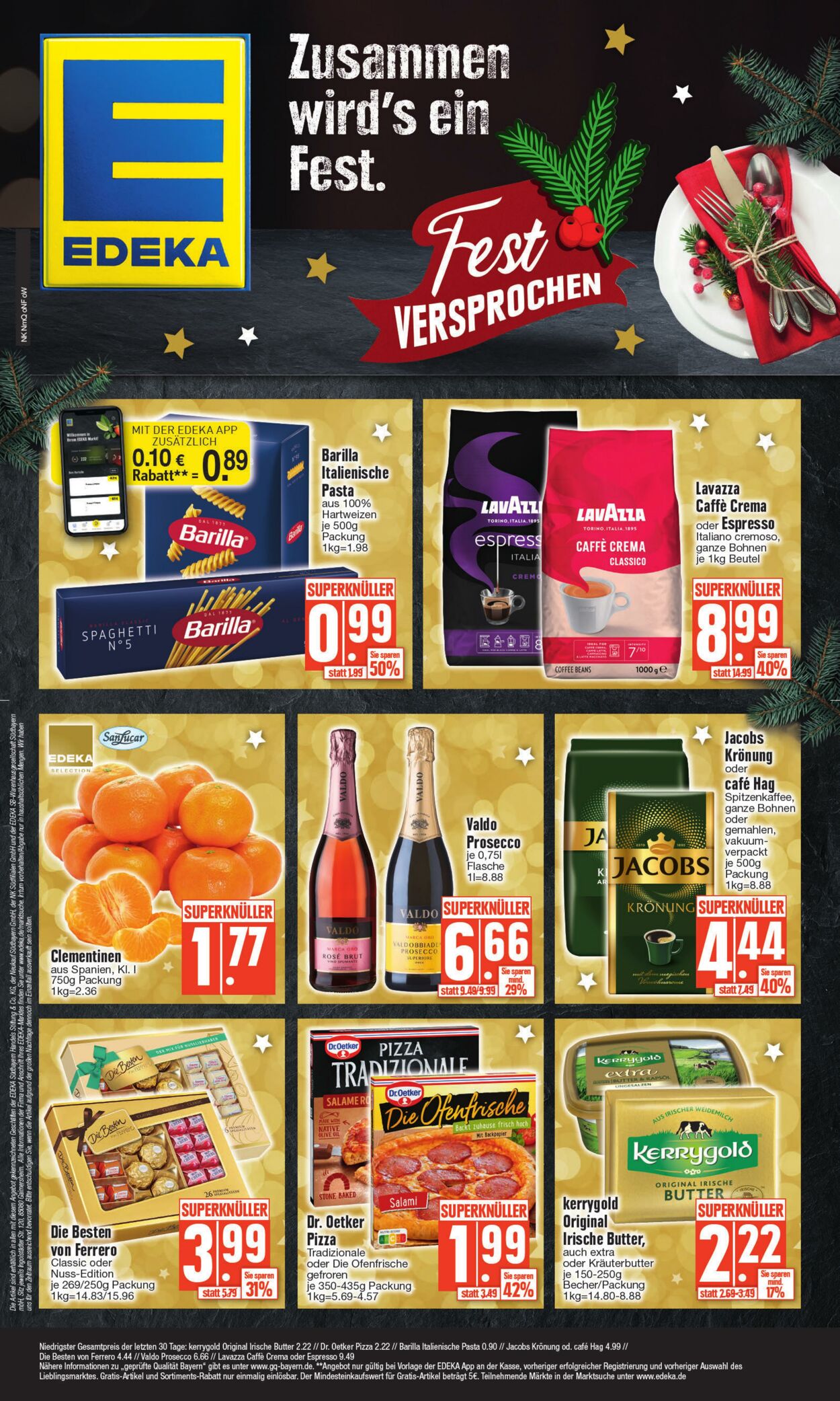 Edeka Werbeprospekt Weihnachten 2023 Gültig von 12.12 bis 17.12