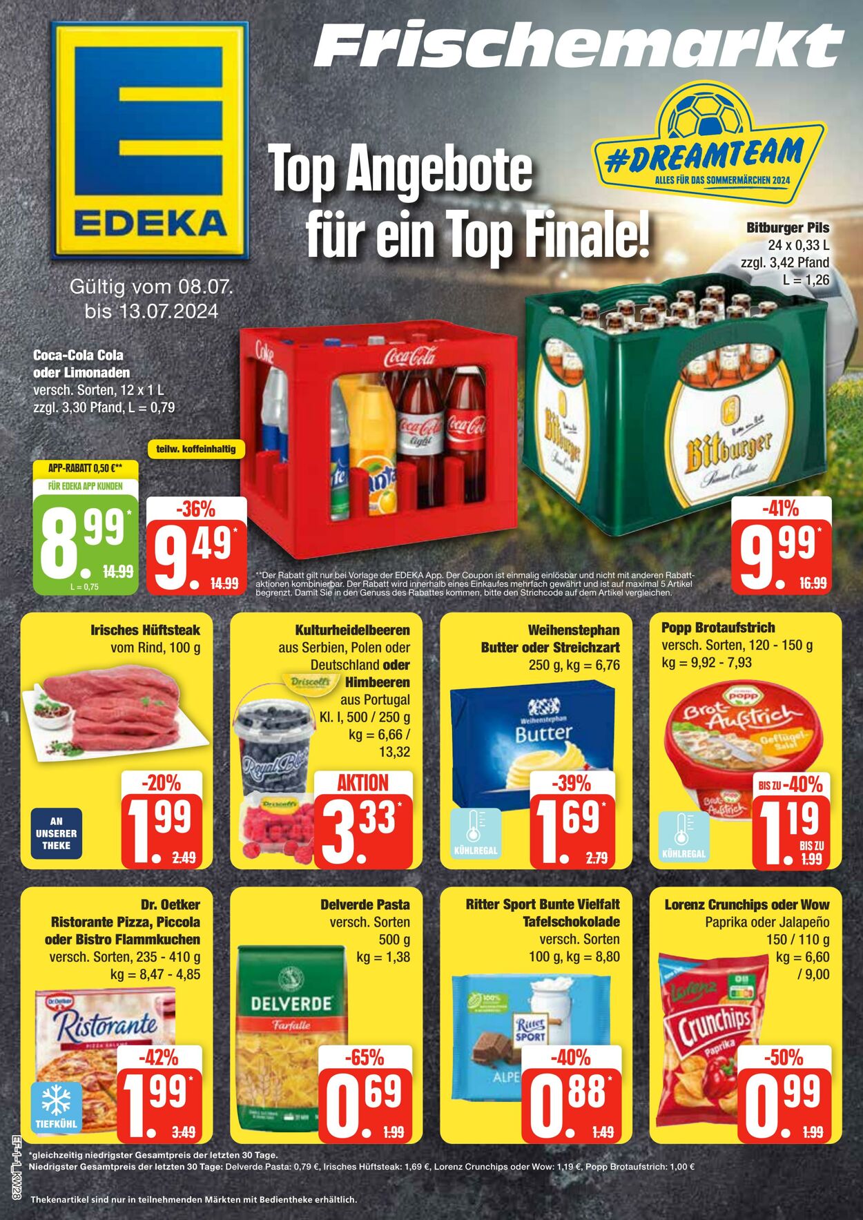 Prospekt Edeka 08.07.2024 - 13.07.2024