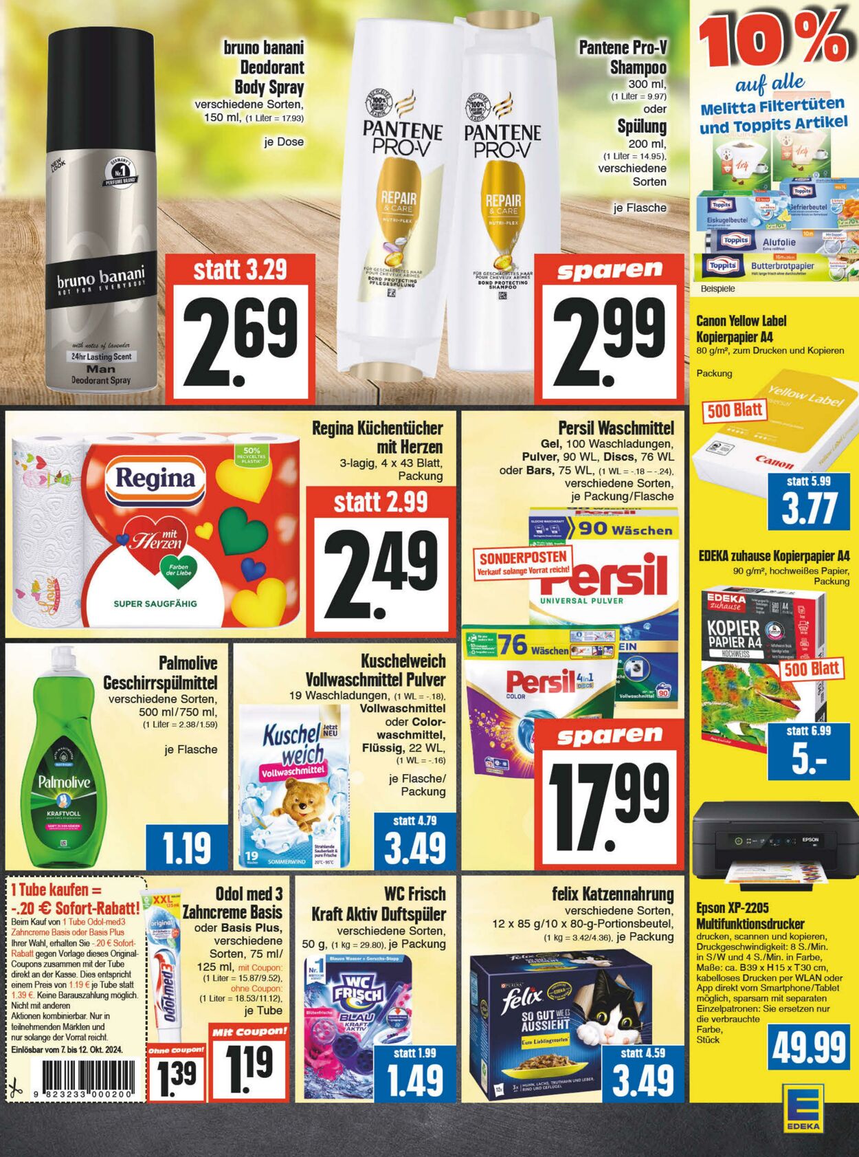 Prospekt Edeka 07.10.2024 - 12.10.2024