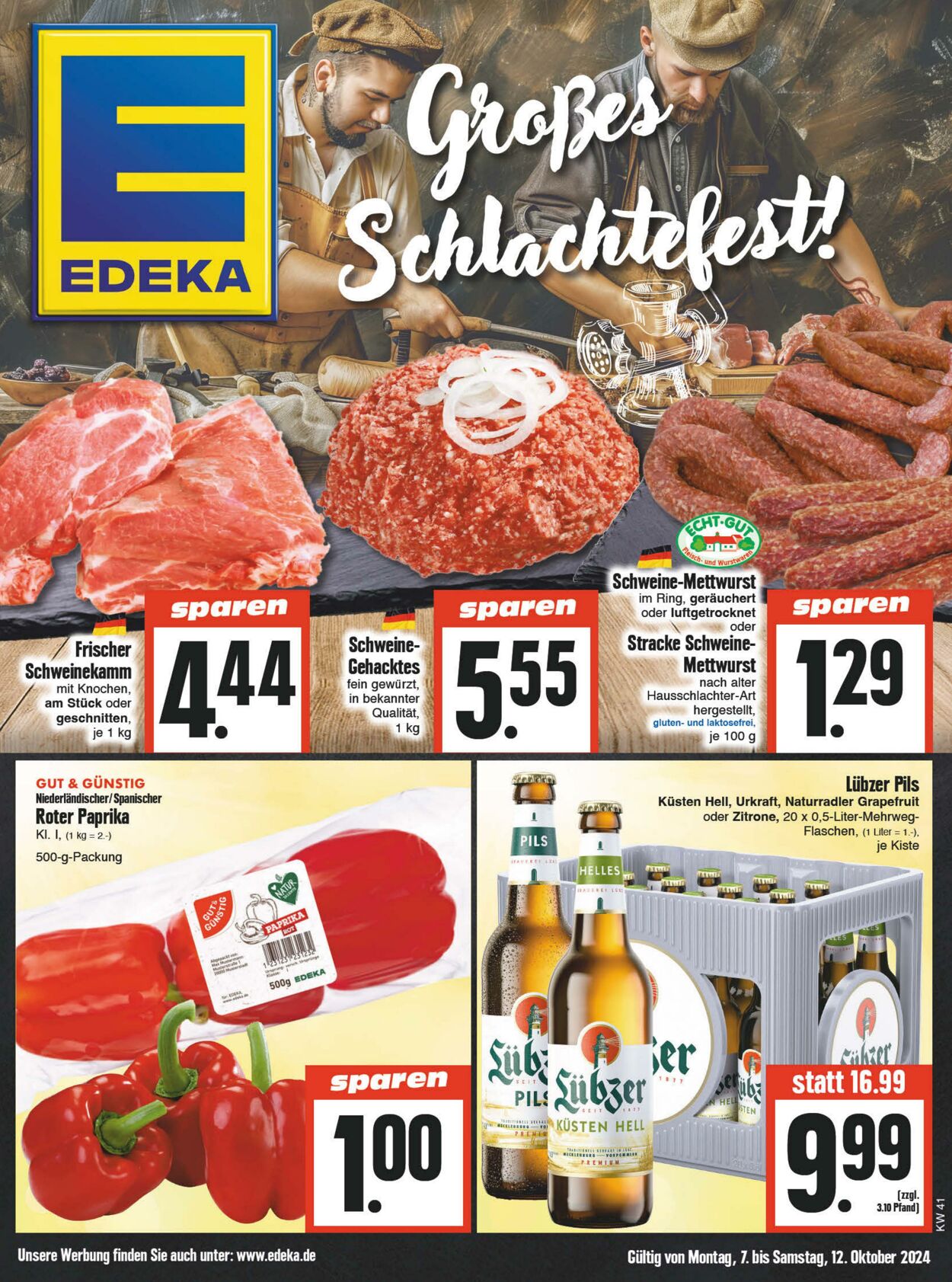 Prospekt Edeka 07.10.2024 - 12.10.2024