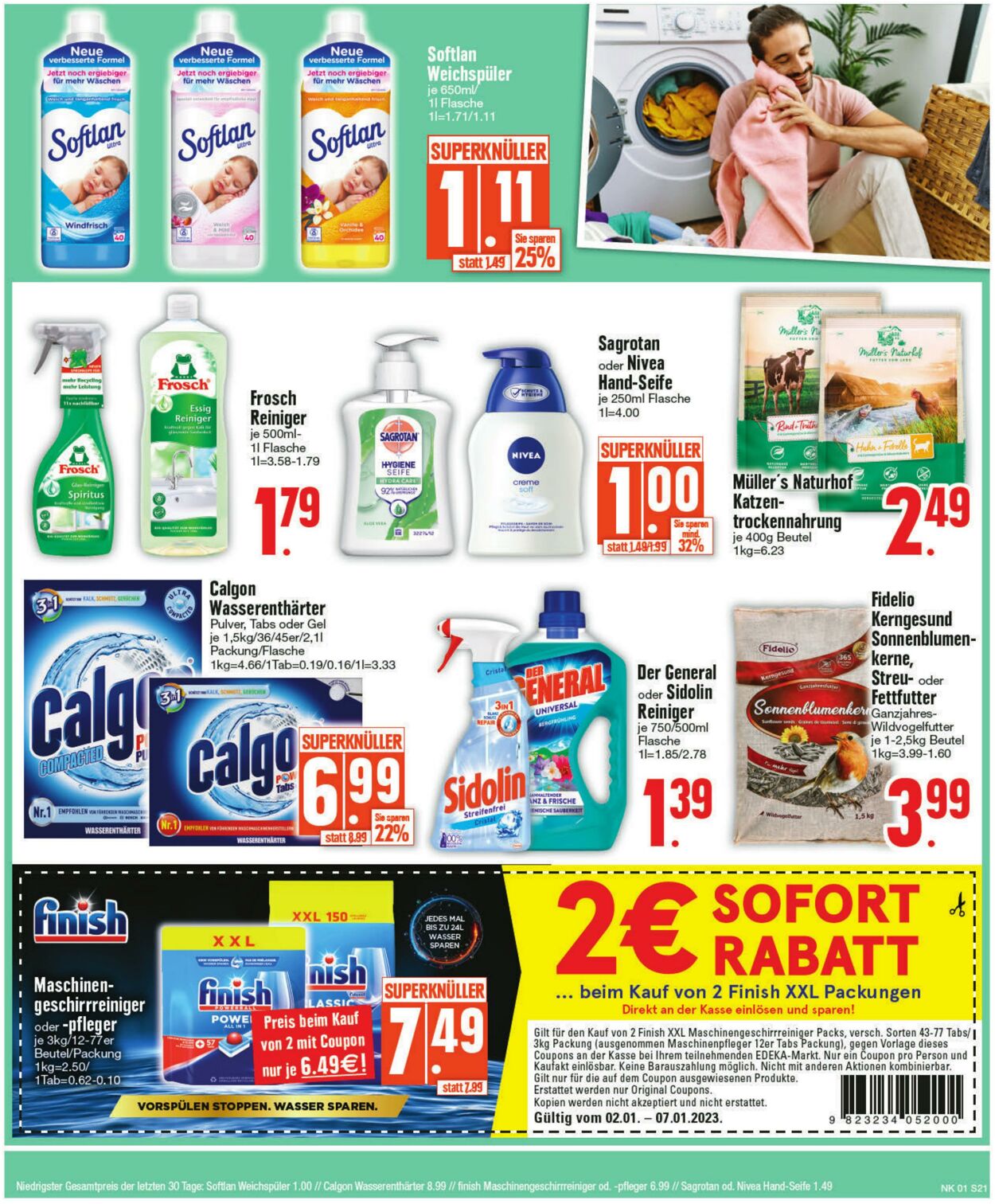 Prospekt Edeka 02.01.2023 - 07.01.2023