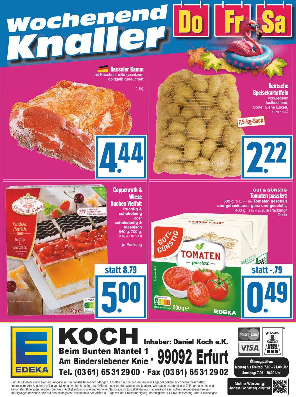 Prospekt Edeka 14.10.2024 - 19.10.2024