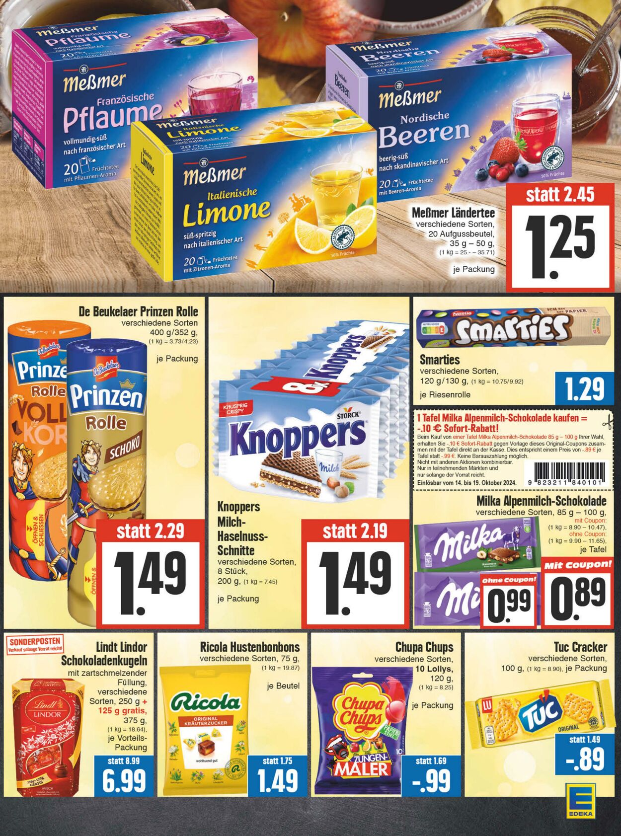 Prospekt Edeka 14.10.2024 - 19.10.2024