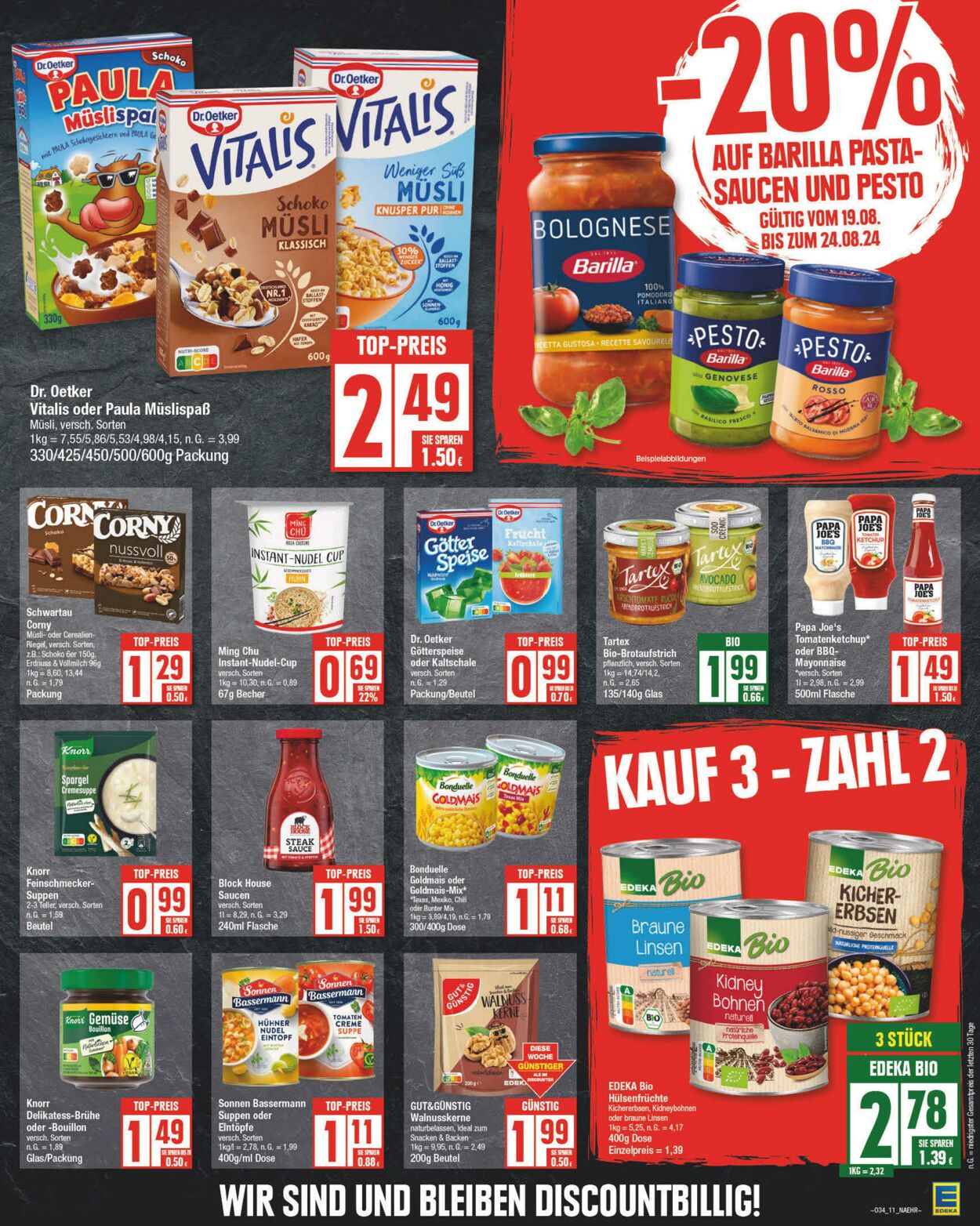 Prospekt Edeka 19.08.2024 - 24.08.2024