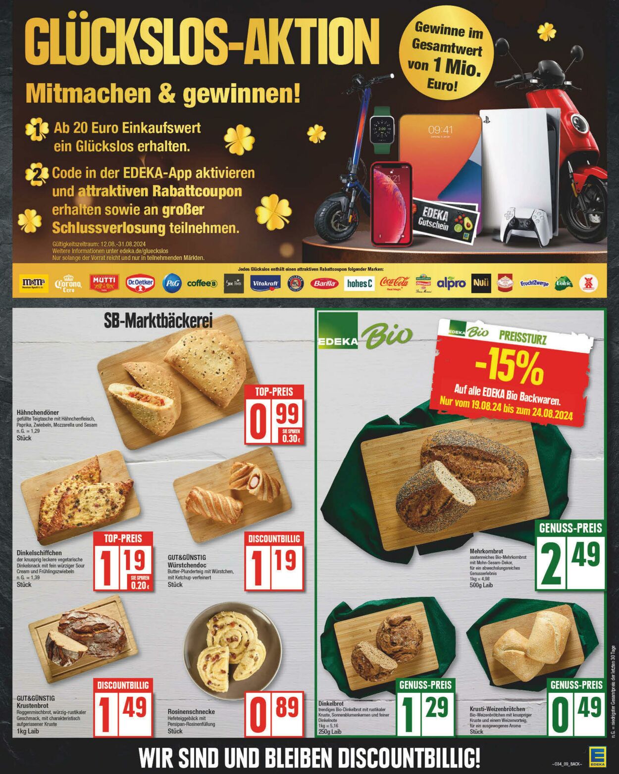 Prospekt Edeka 19.08.2024 - 24.08.2024