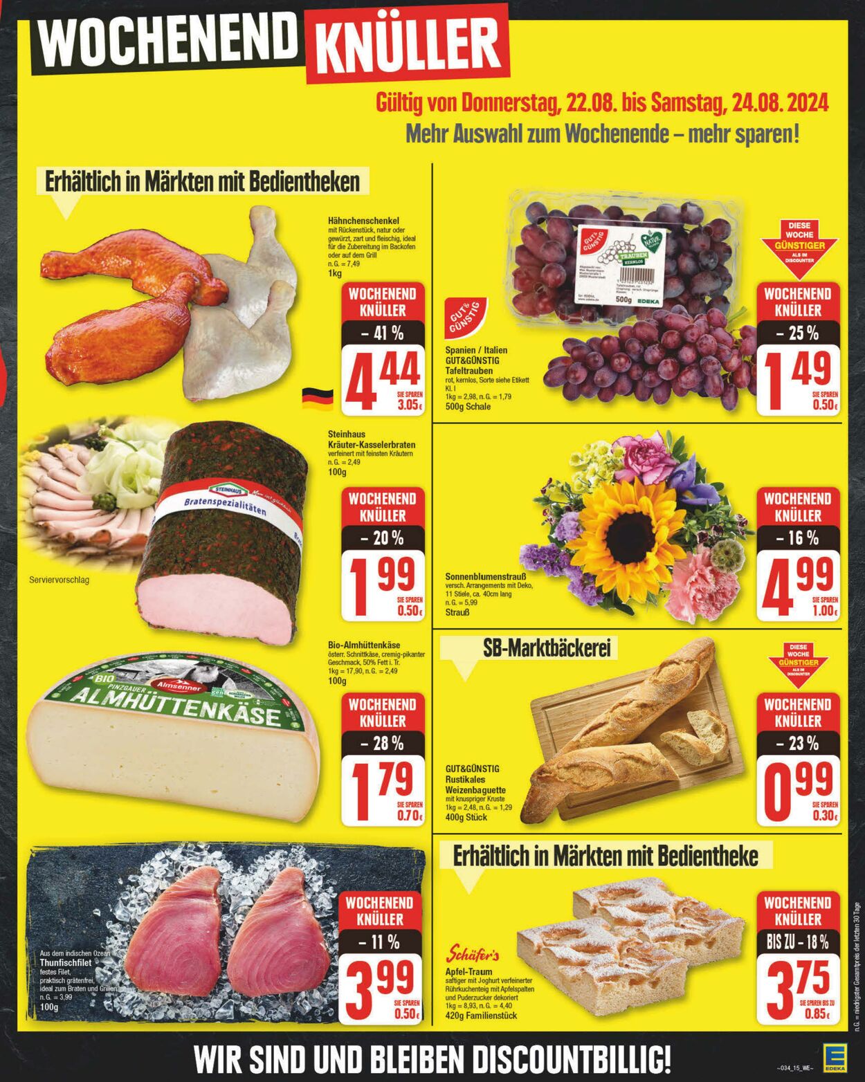 Prospekt Edeka 19.08.2024 - 24.08.2024