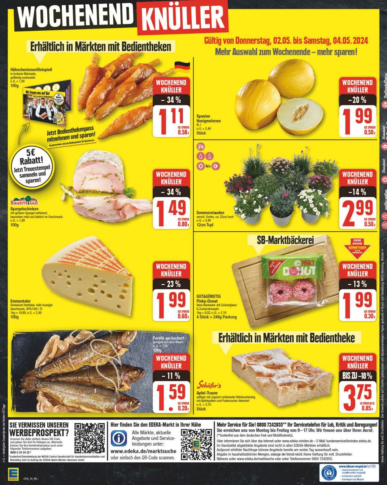 Prospekt Edeka 29.04.2024 - 04.05.2024