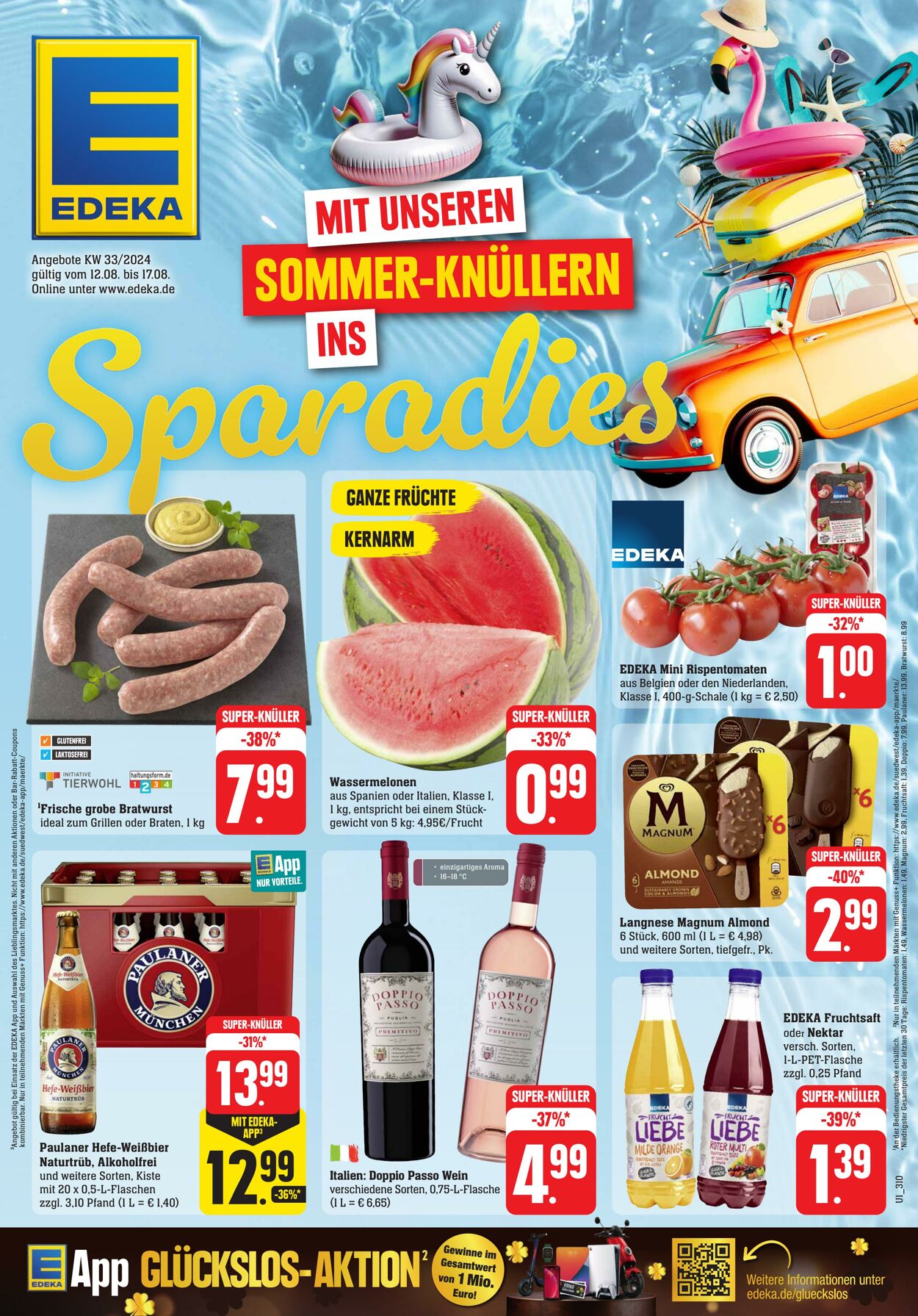 Prospekt Edeka 10.08.2024 - 17.08.2024