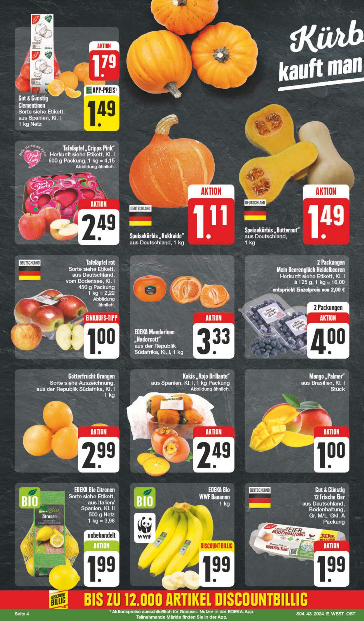 Prospekt Edeka 21.10.2024 - 26.10.2024