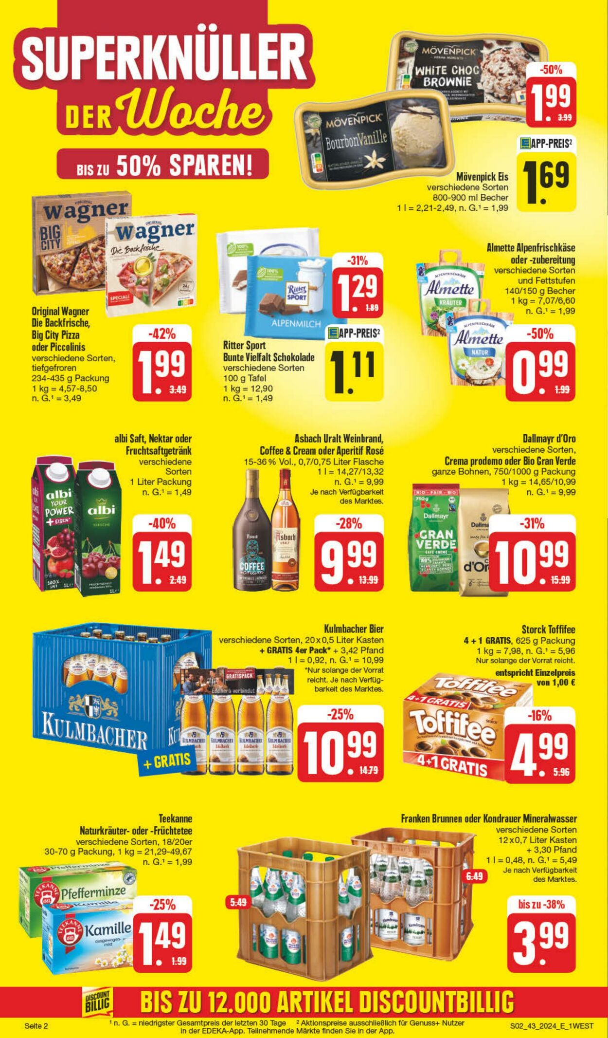 Prospekt Edeka 21.10.2024 - 26.10.2024