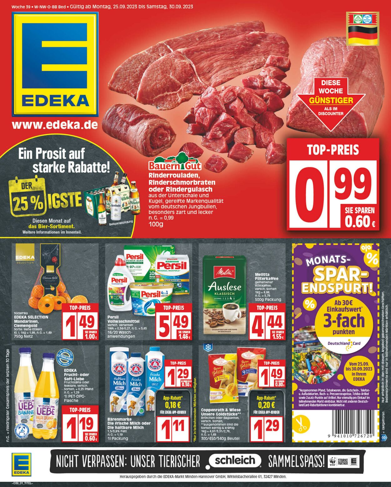 Prospekt Edeka 23.09.2023 - 30.09.2023