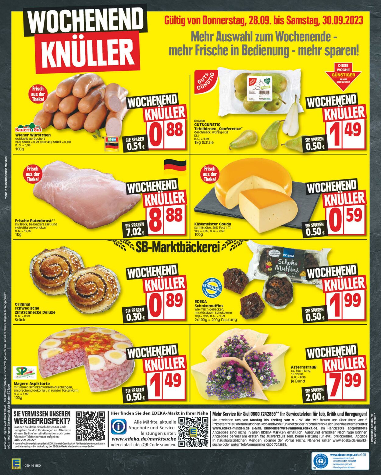 Prospekt Edeka 23.09.2023 - 30.09.2023