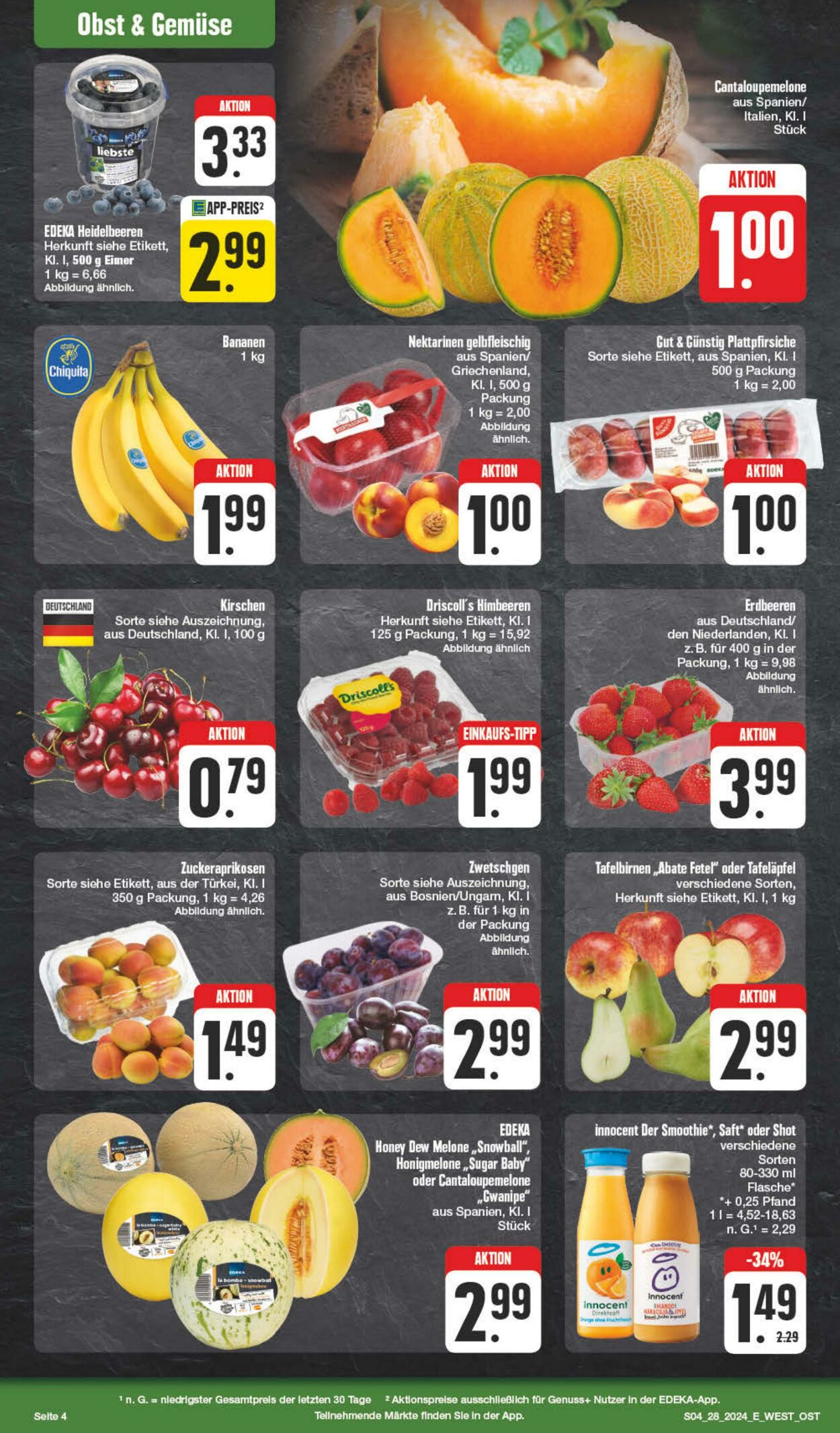 Prospekt Edeka 08.07.2024 - 13.07.2024