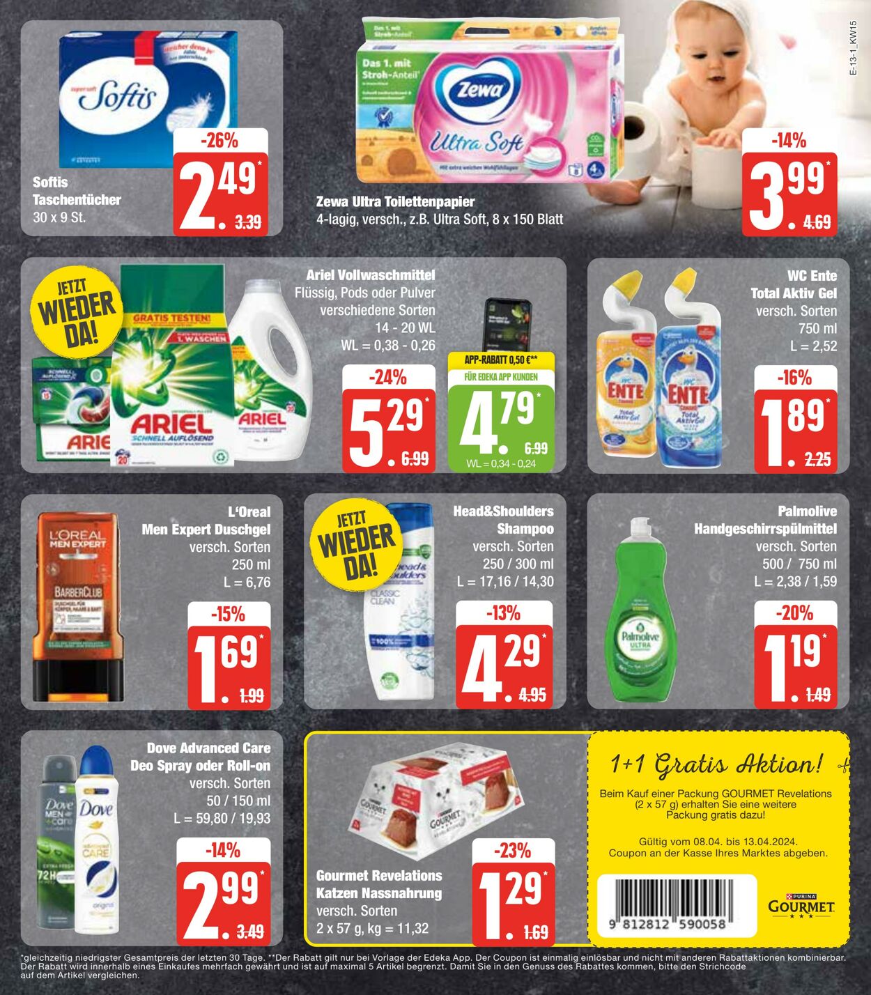 Prospekt Edeka 08.04.2024 - 05.05.2024