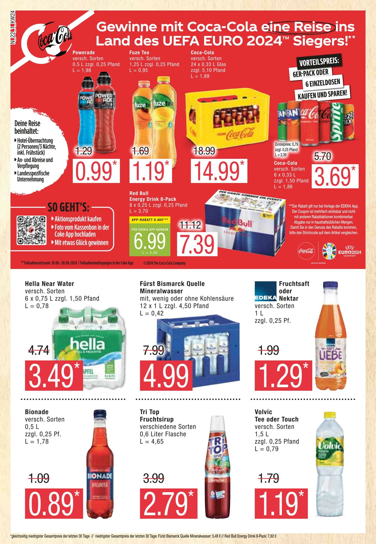 Prospekt Edeka 10.06.2024 - 15.06.2024