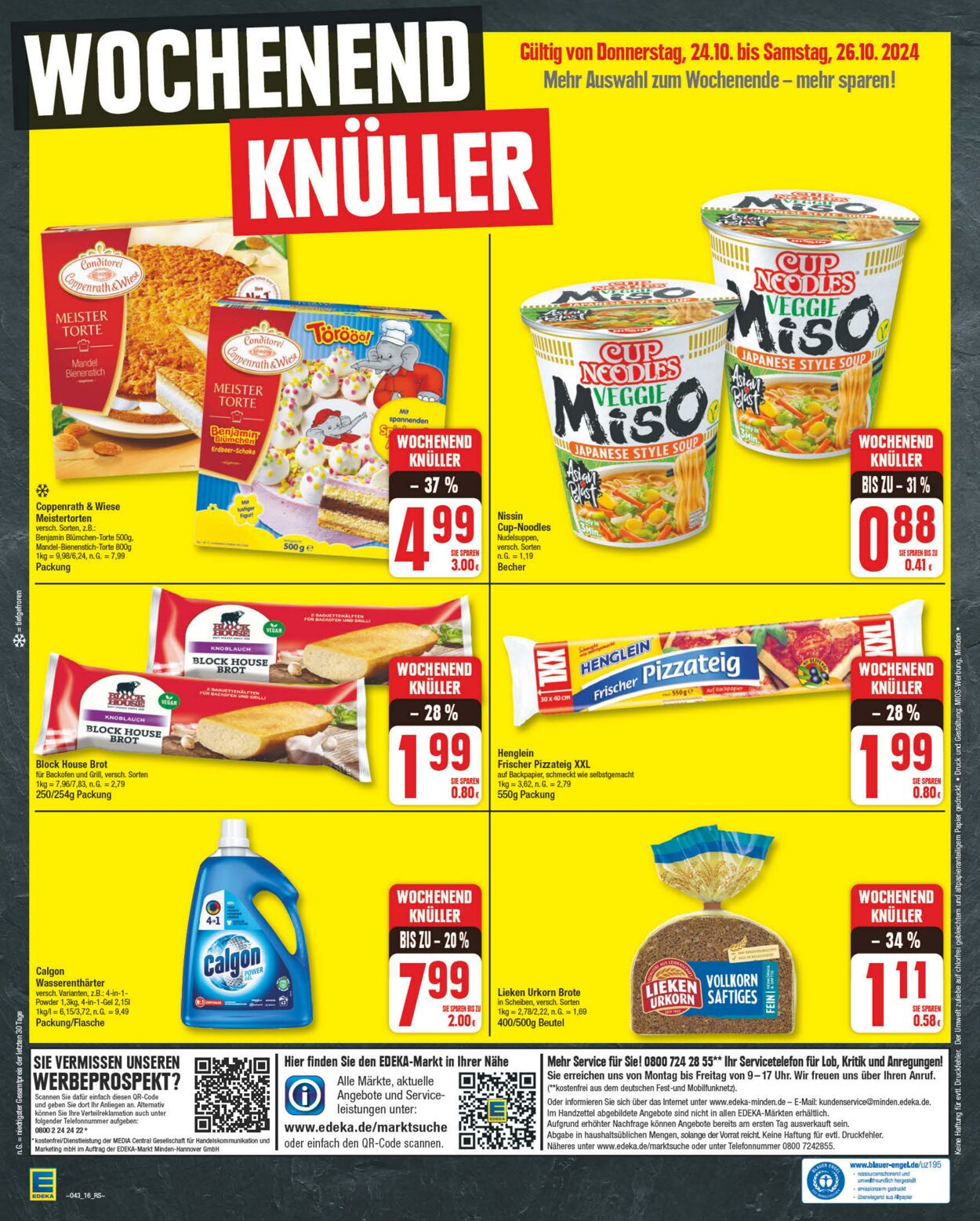 Prospekt Edeka 21.10.2024 - 26.10.2024