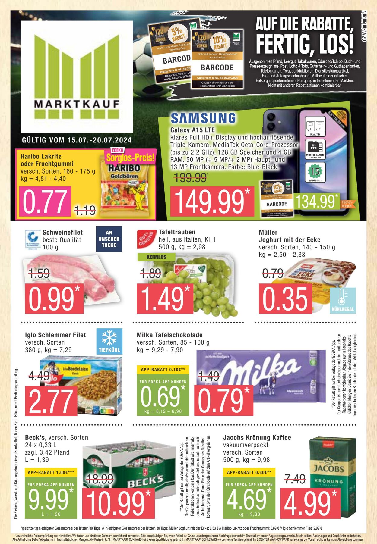 Prospekt Edeka 15.07.2024 - 20.07.2024