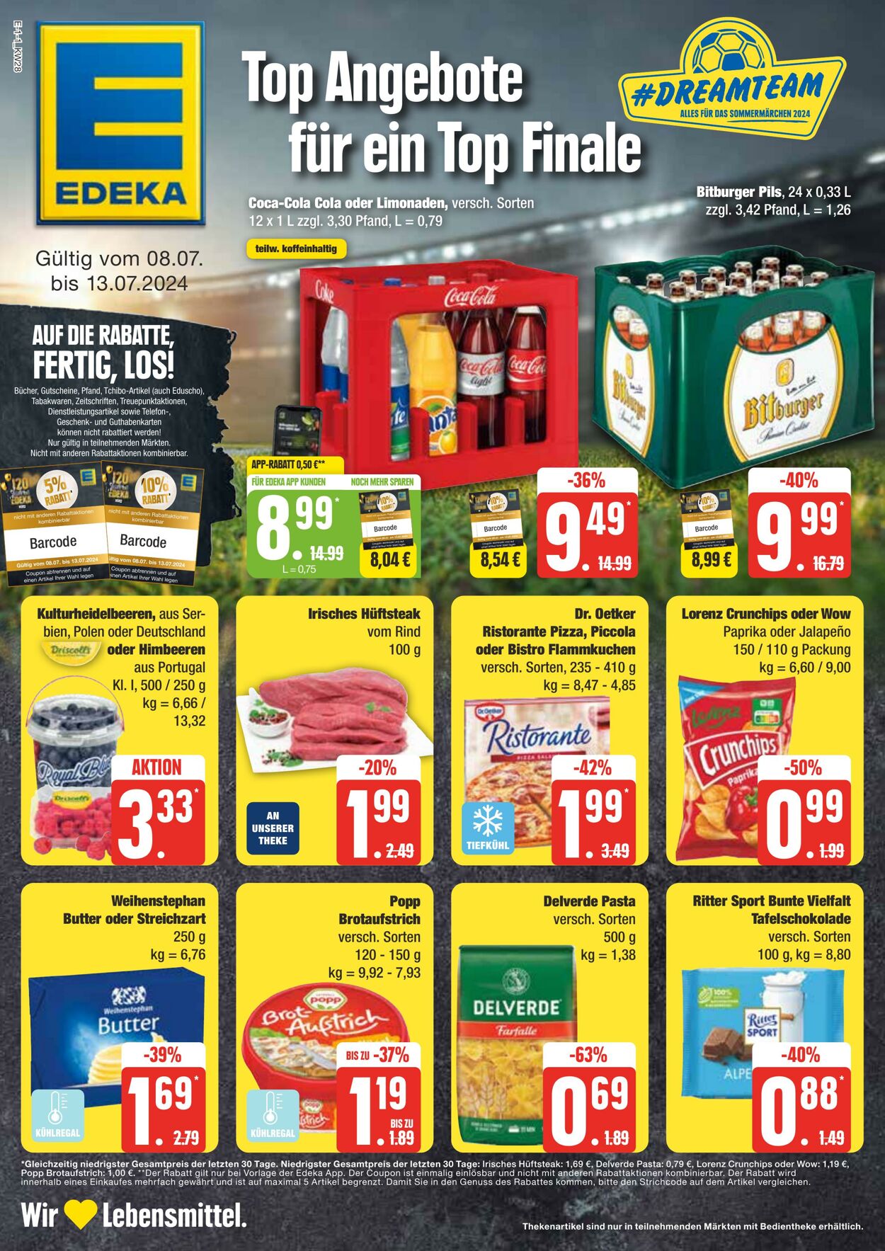 Prospekt Edeka 08.07.2024 - 13.07.2024