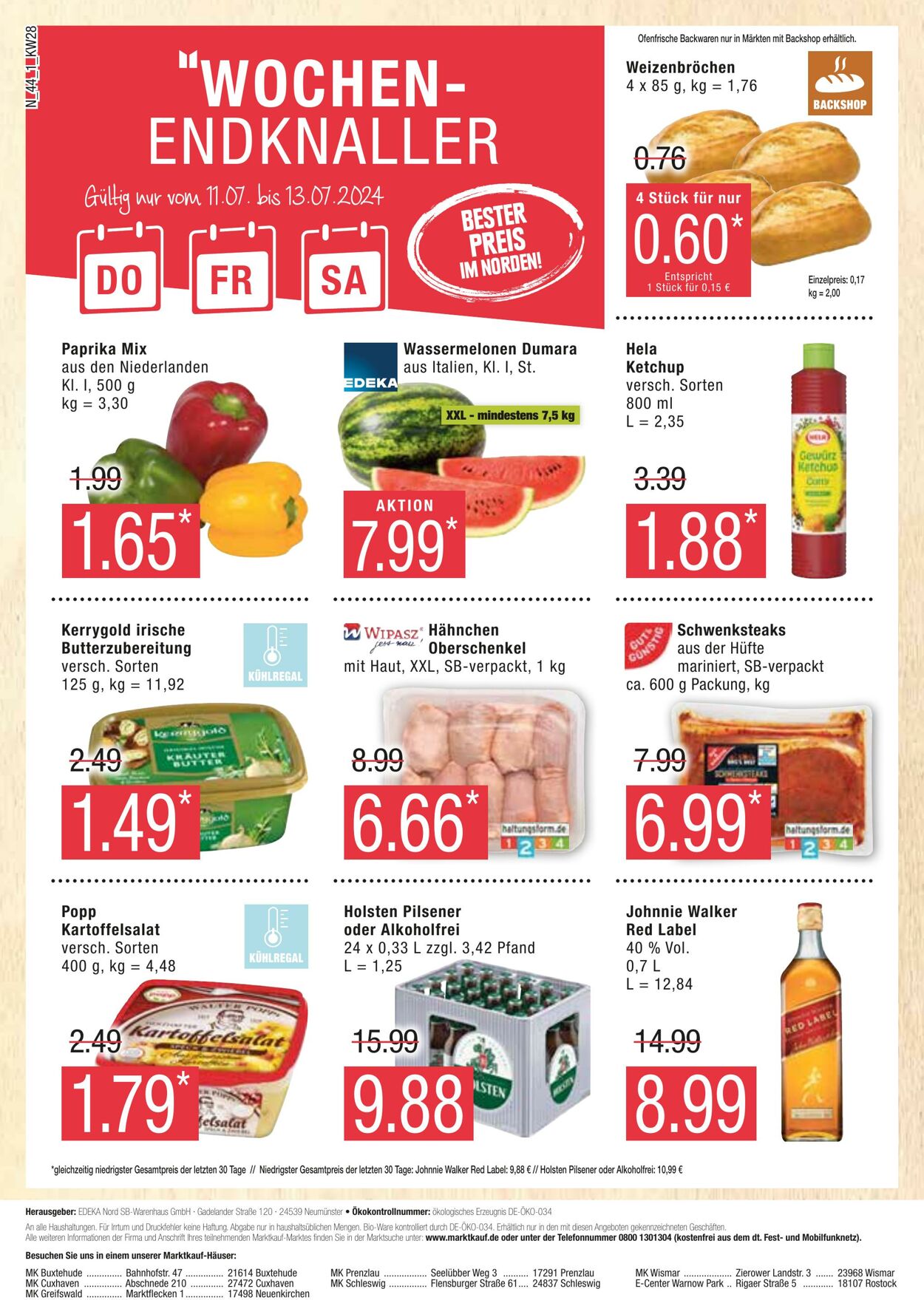 Prospekt Edeka 08.07.2024 - 13.07.2024