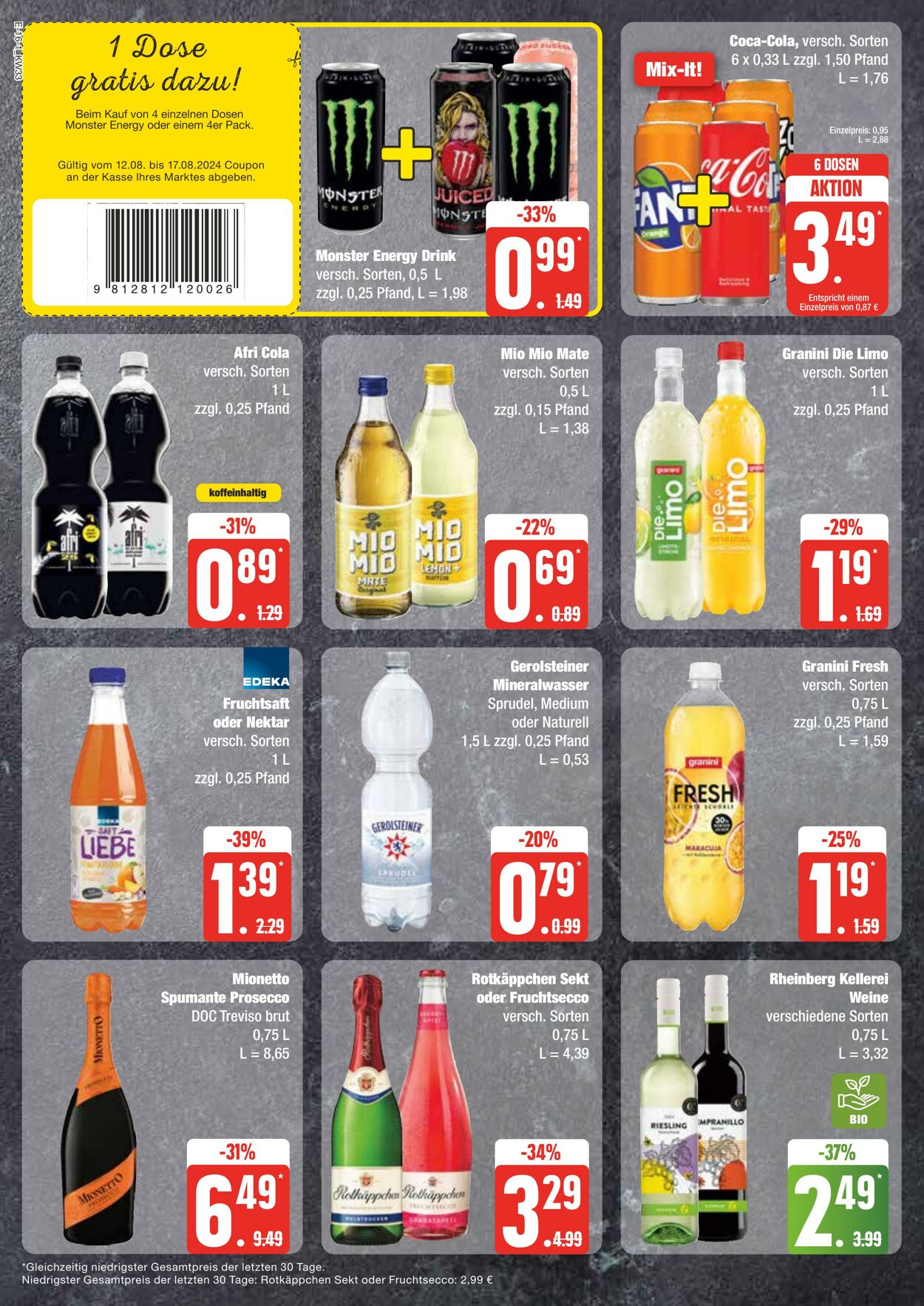 Prospekt Edeka 10.08.2024 - 17.08.2024