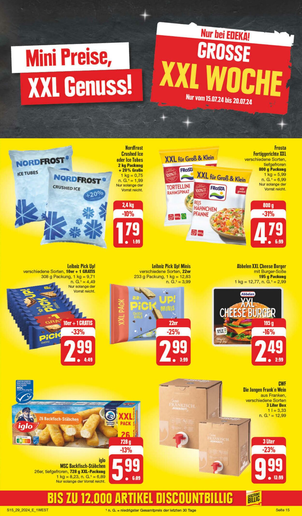 Prospekt Edeka 15.07.2024 - 20.07.2024