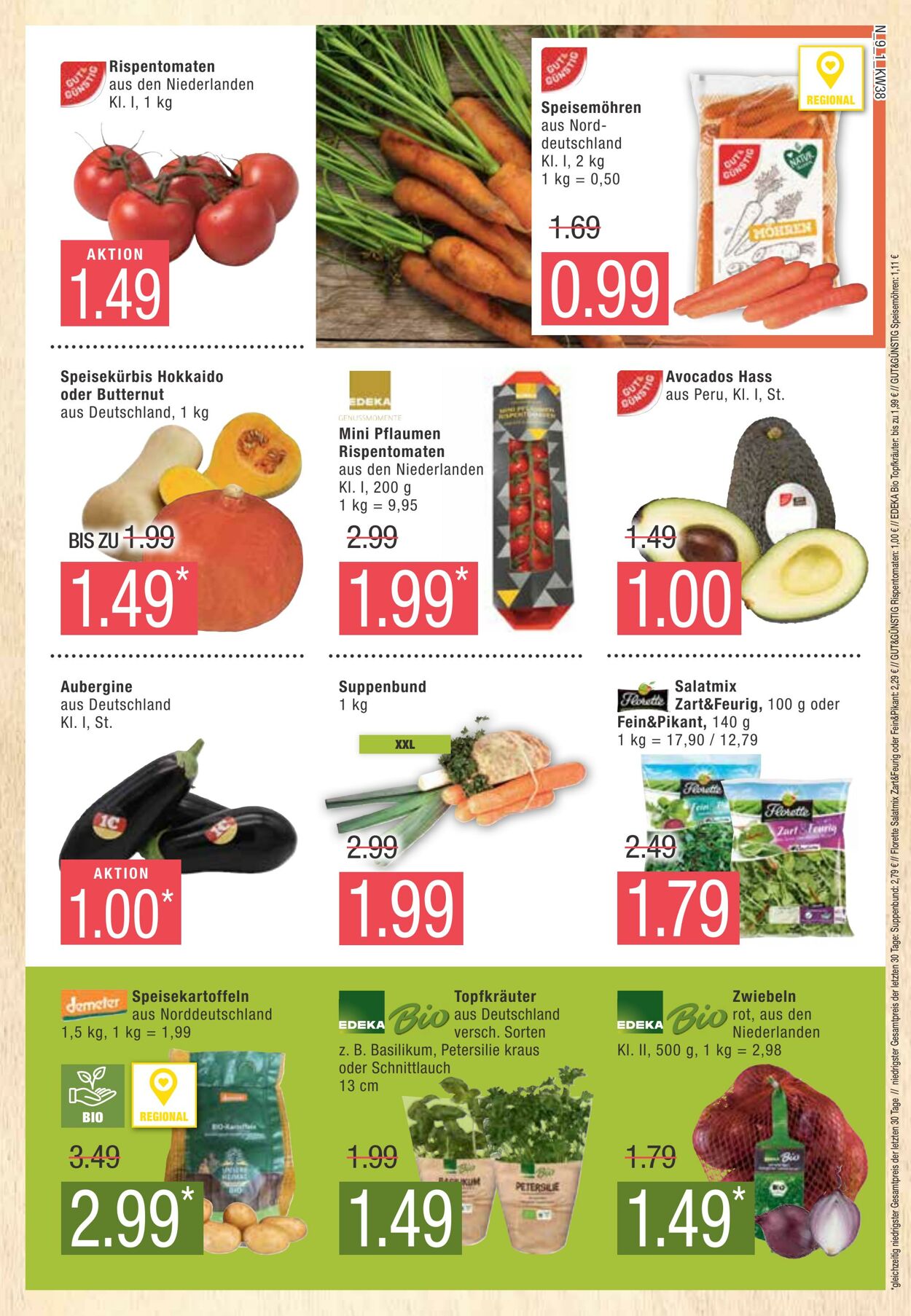 Prospekt Edeka 16.09.2024 - 21.09.2024