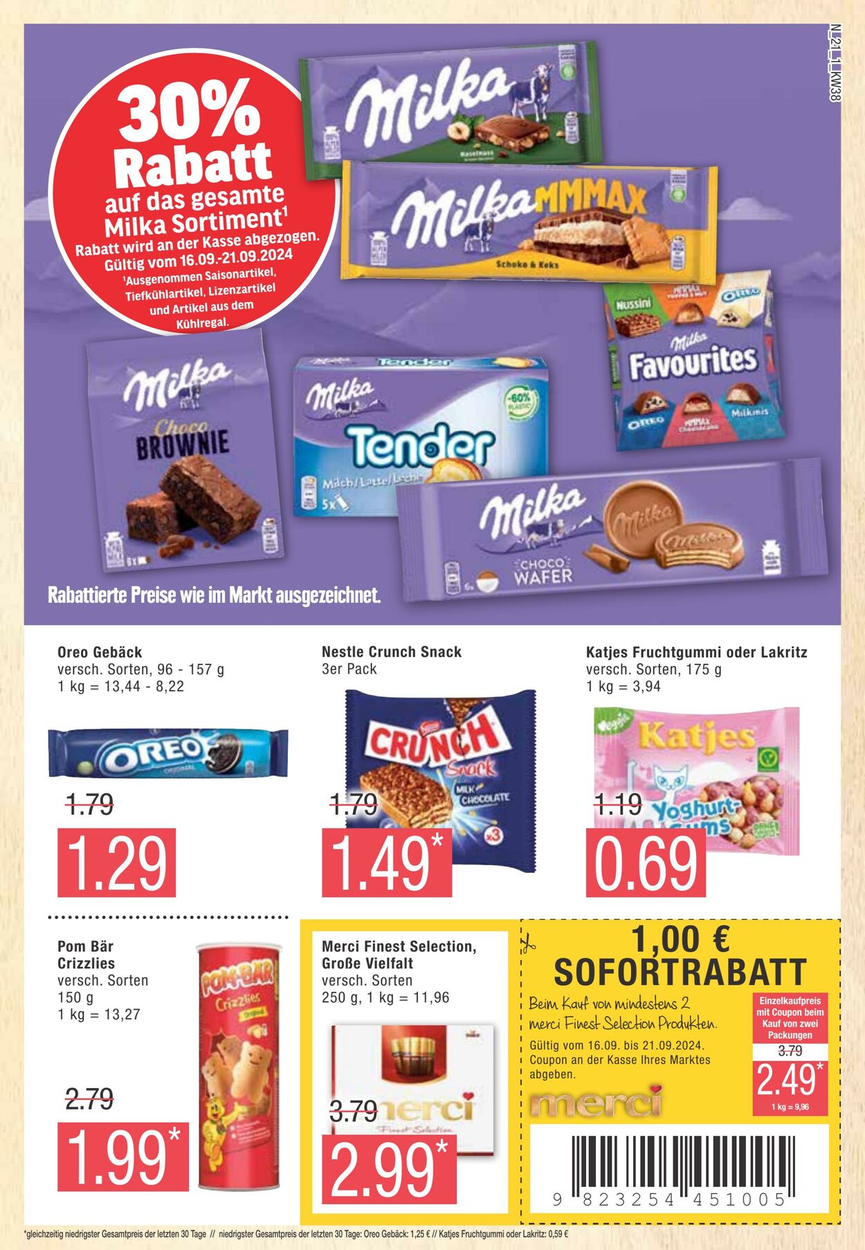 Prospekt Edeka 16.09.2024 - 21.09.2024