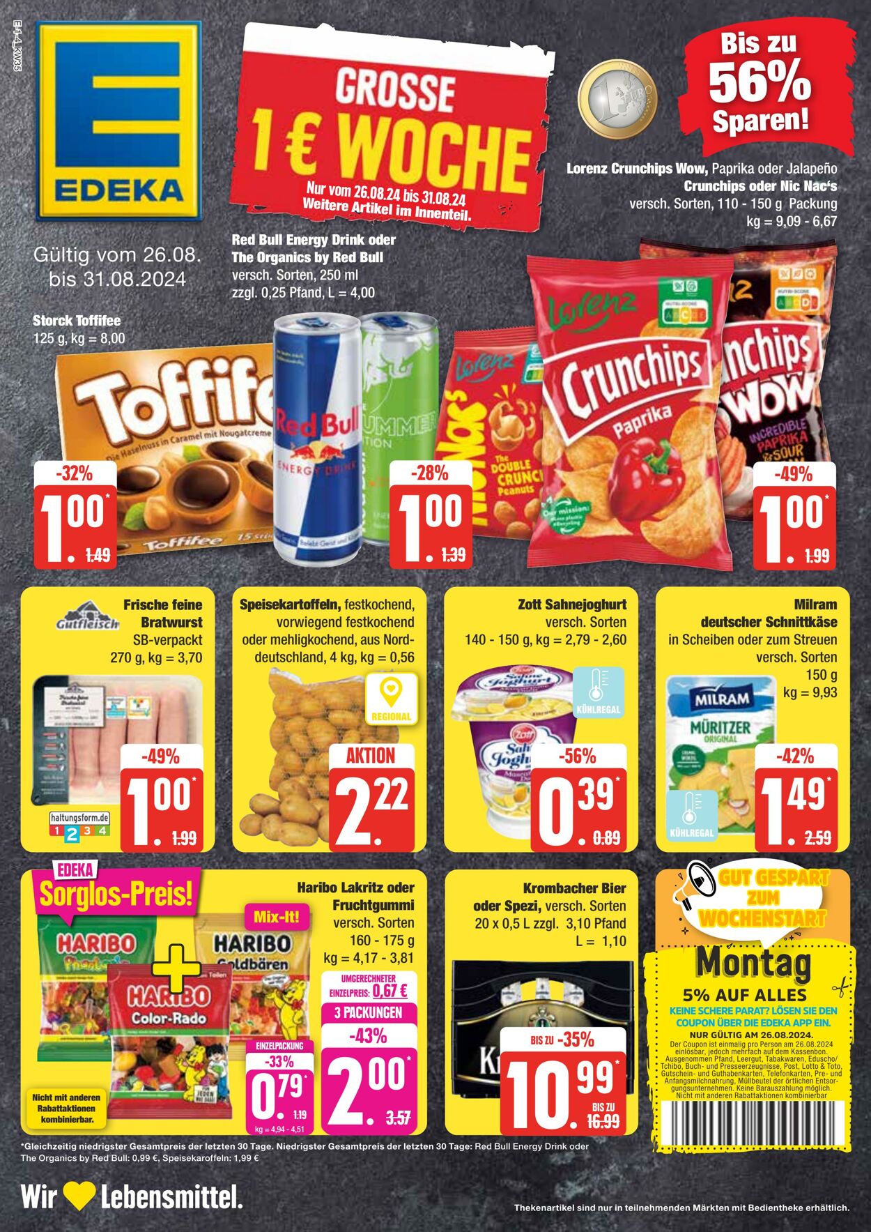 Prospekt Edeka 26.08.2024 - 31.08.2024