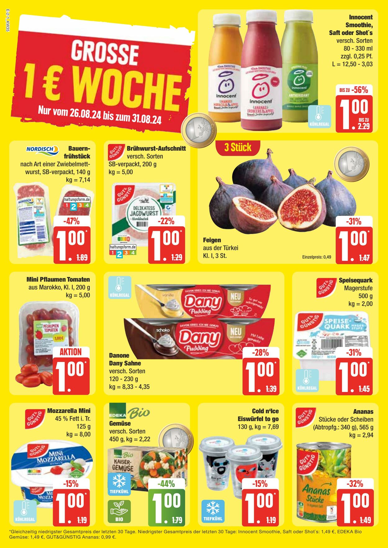 Prospekt Edeka 26.08.2024 - 31.08.2024