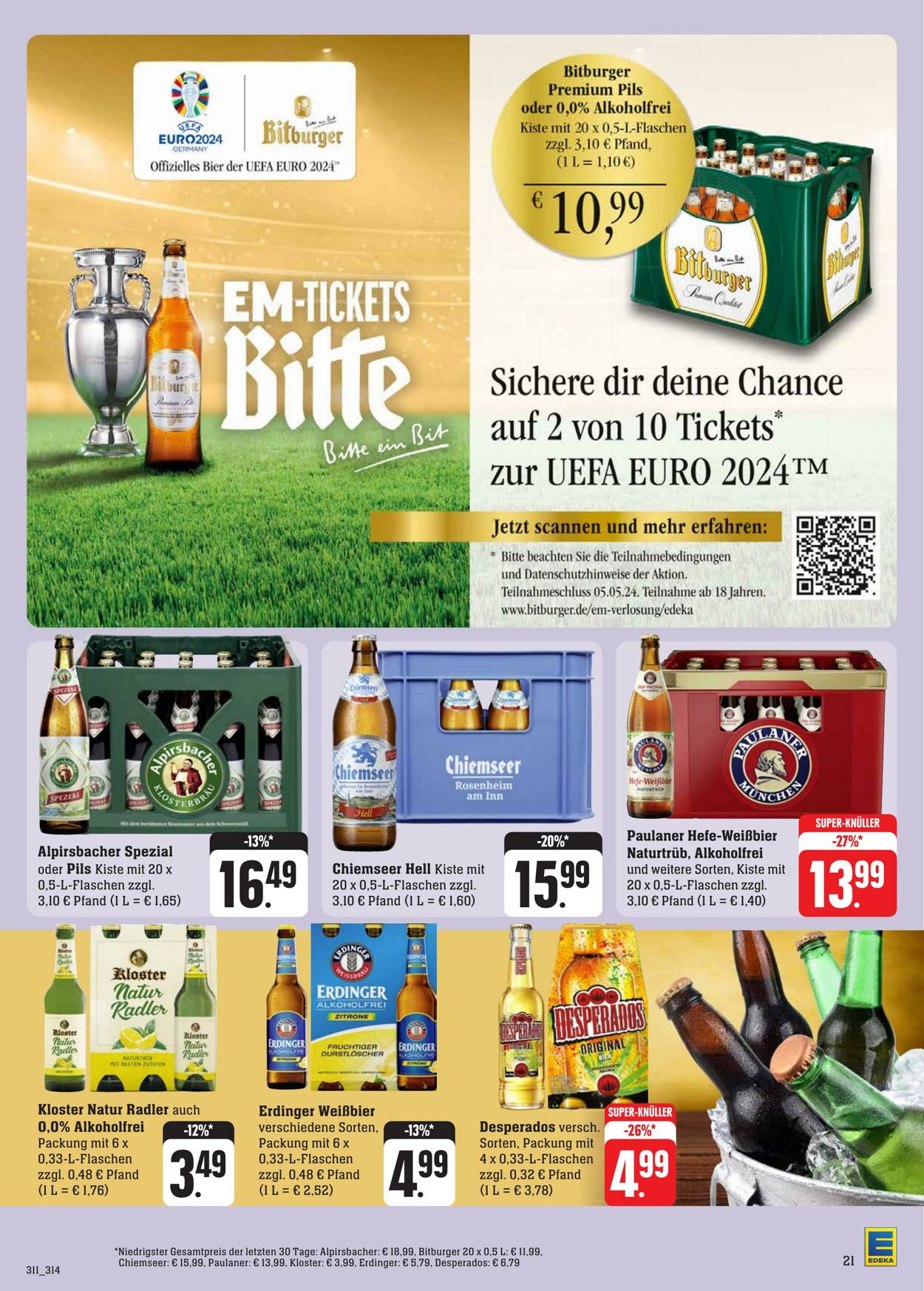 Prospekt Edeka 15.04.2024 - 20.04.2024