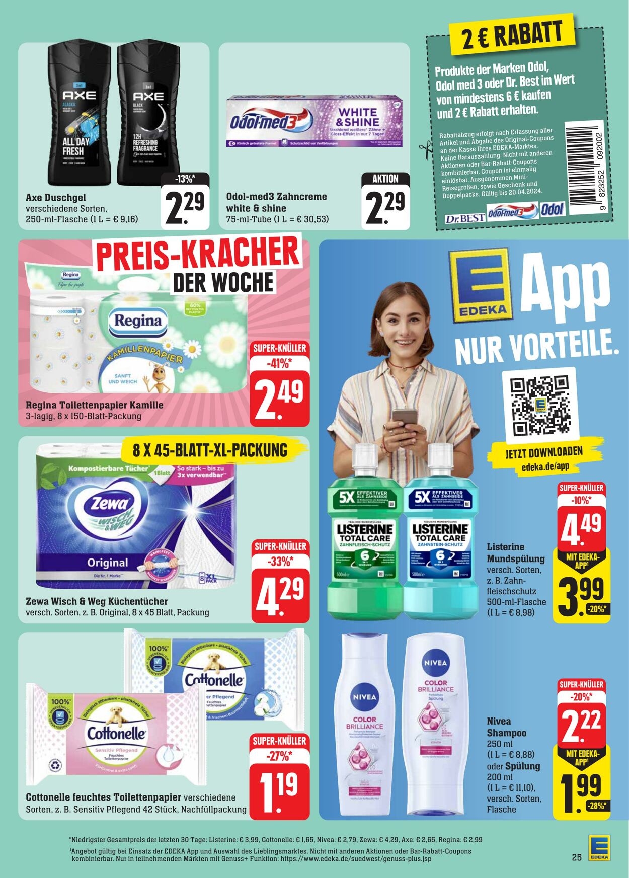 Prospekt Edeka 15.04.2024 - 20.04.2024