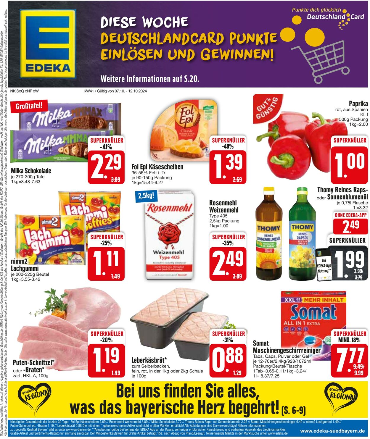 Prospekt Edeka 05.10.2024 - 12.10.2024