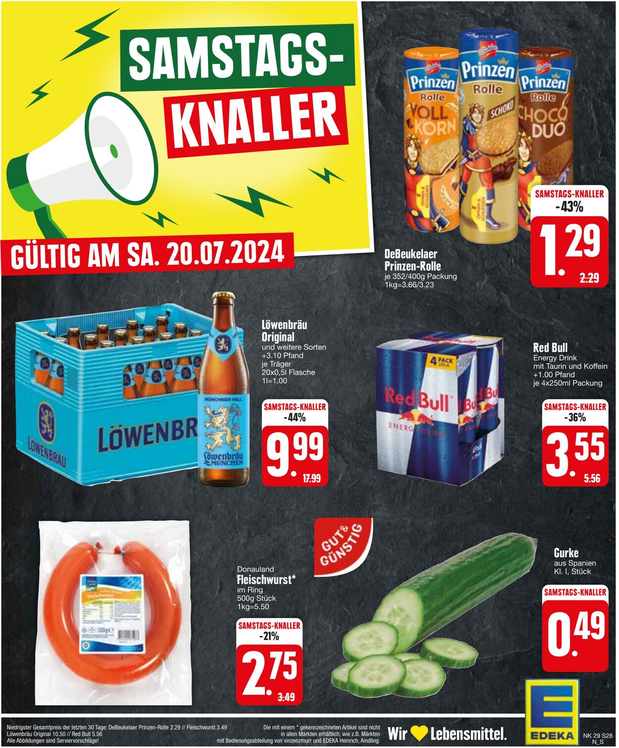 Prospekt Edeka 15.07.2024 - 20.07.2024