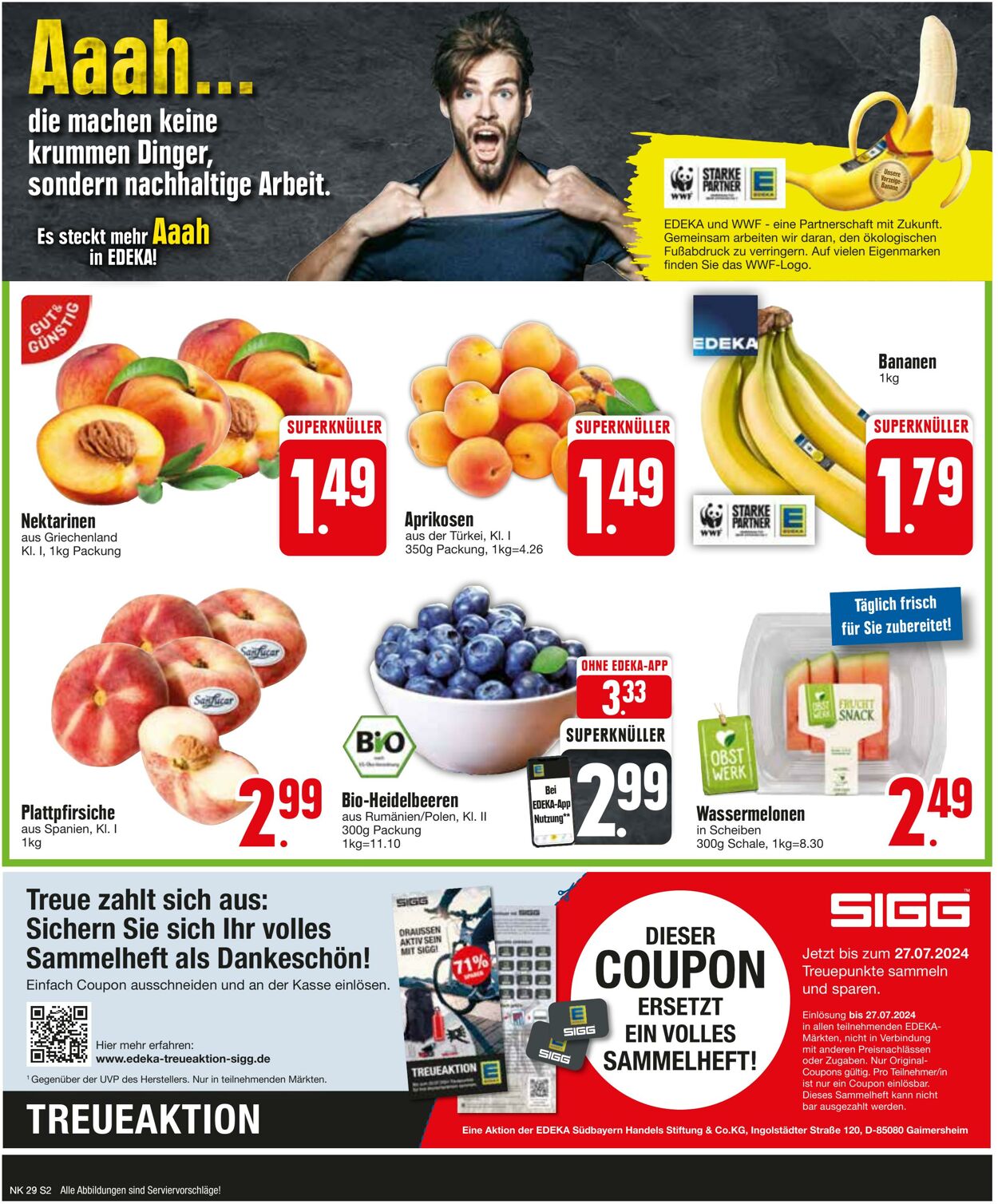 Prospekt Edeka 15.07.2024 - 20.07.2024