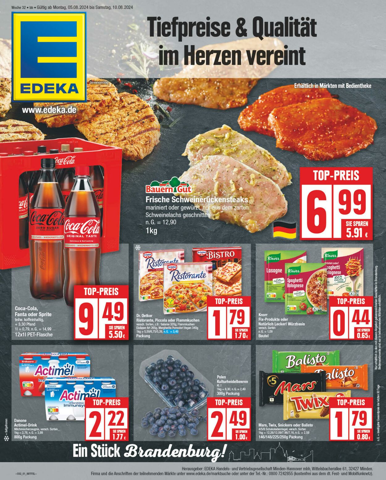 Prospekt Edeka 05.08.2024 - 10.08.2024